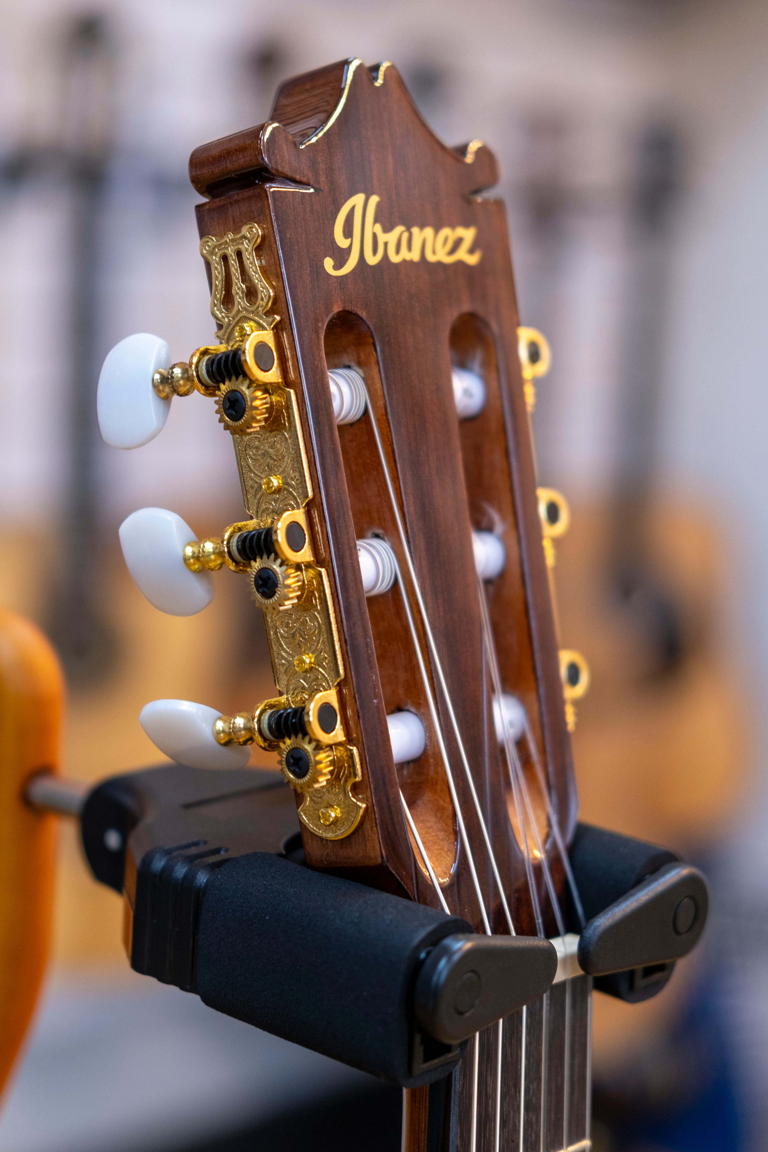 Ibanez GA5TCE Thinline Electric Classical Guitar (Amber High Gloss)