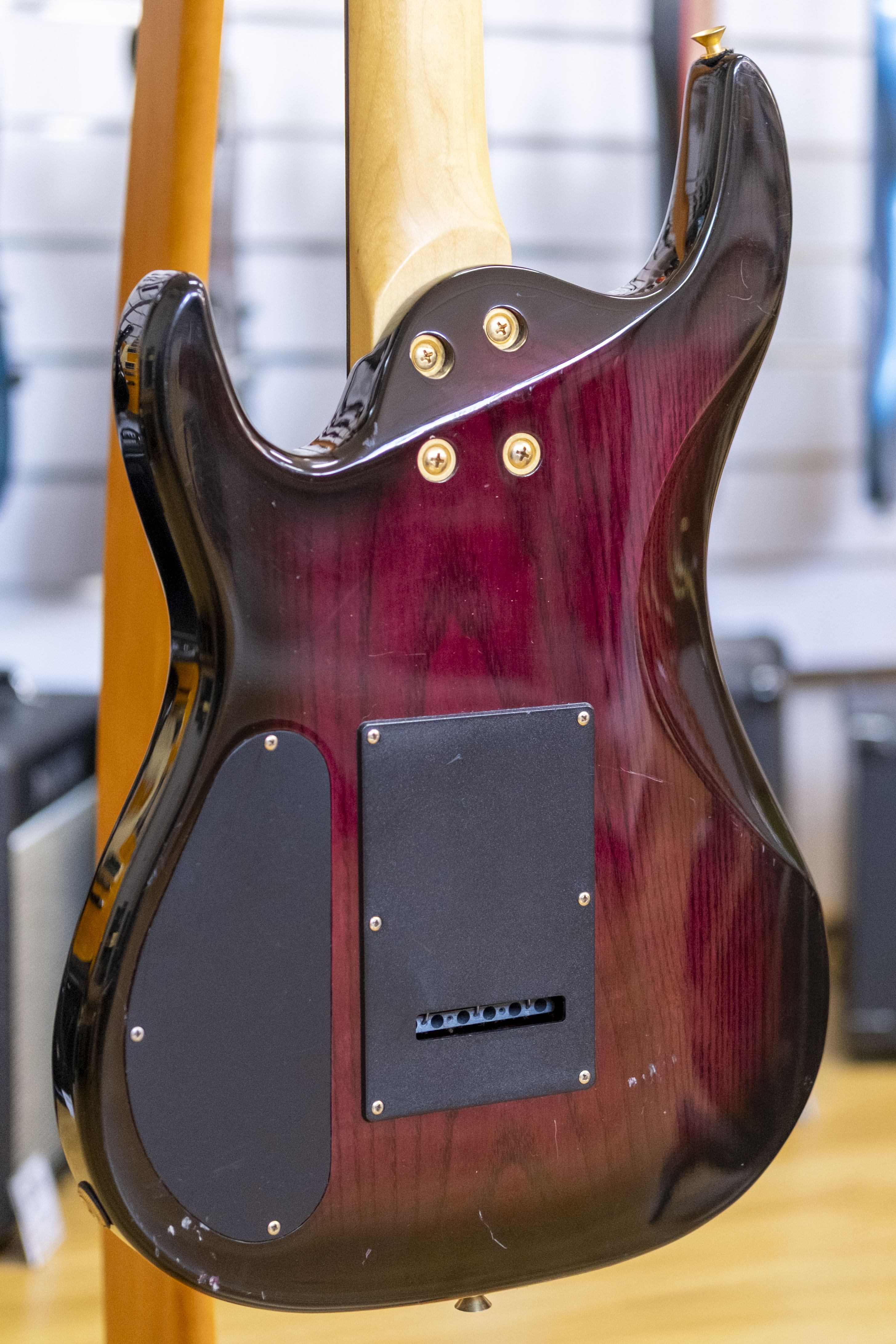 1990's Aria Pro II Magna Series Electric Guitar (Purple Burst)
