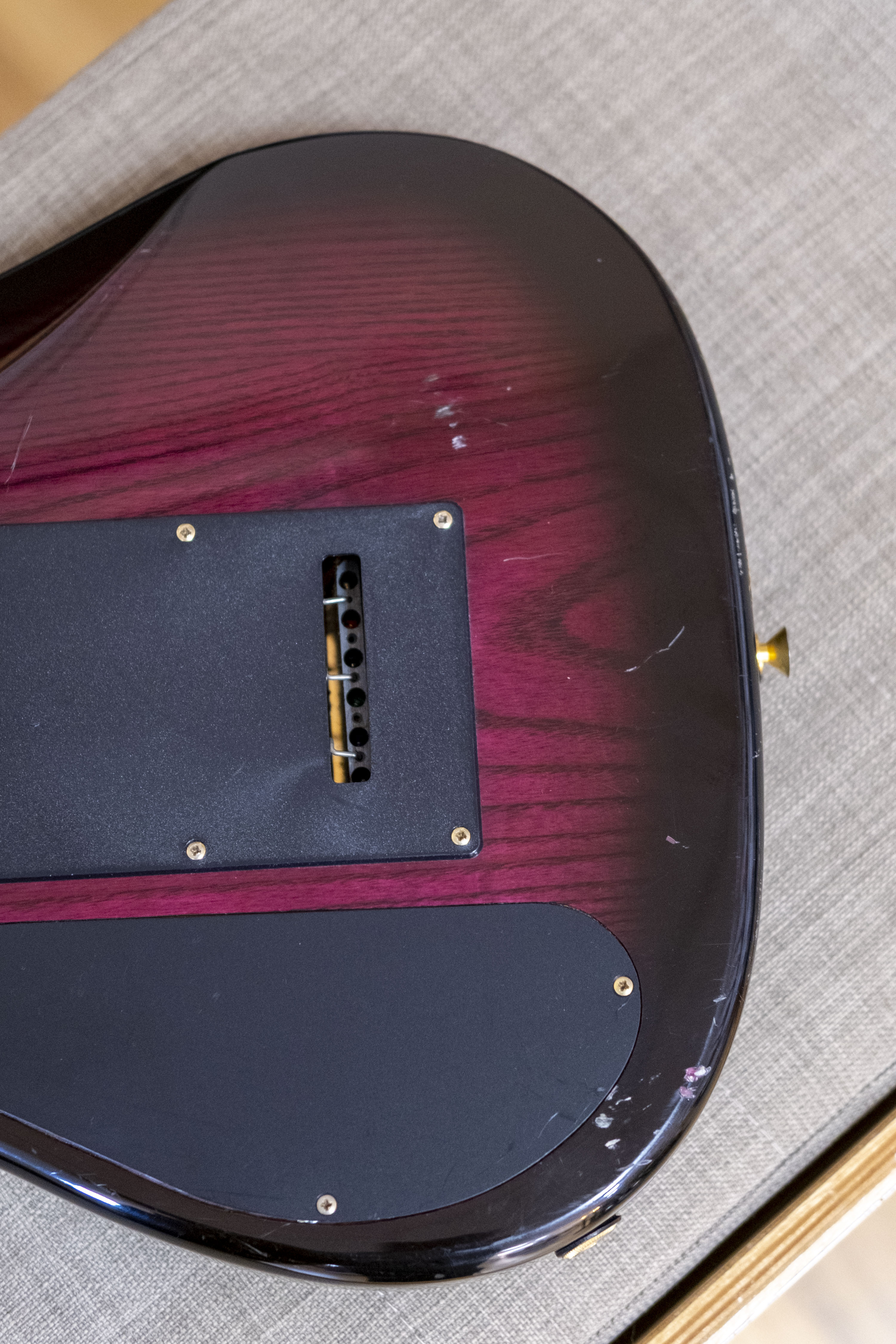 1990's Aria Pro II Magna Series Electric Guitar (Purple Burst)