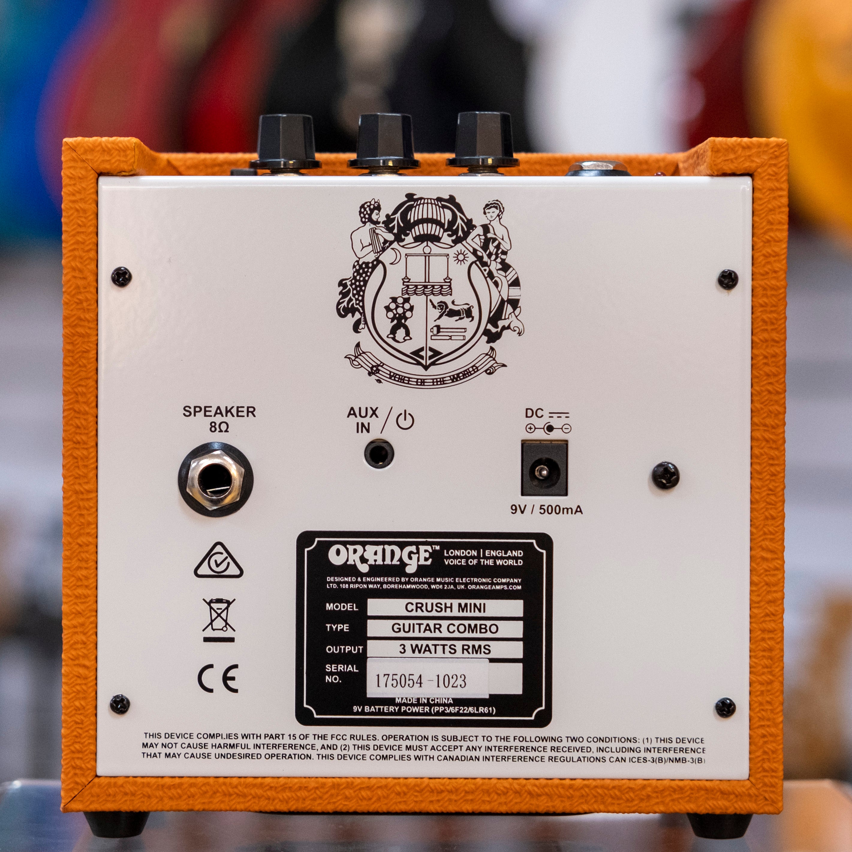 Orange Crush 3-Watt Micro Guitar Amplifier (Orange)