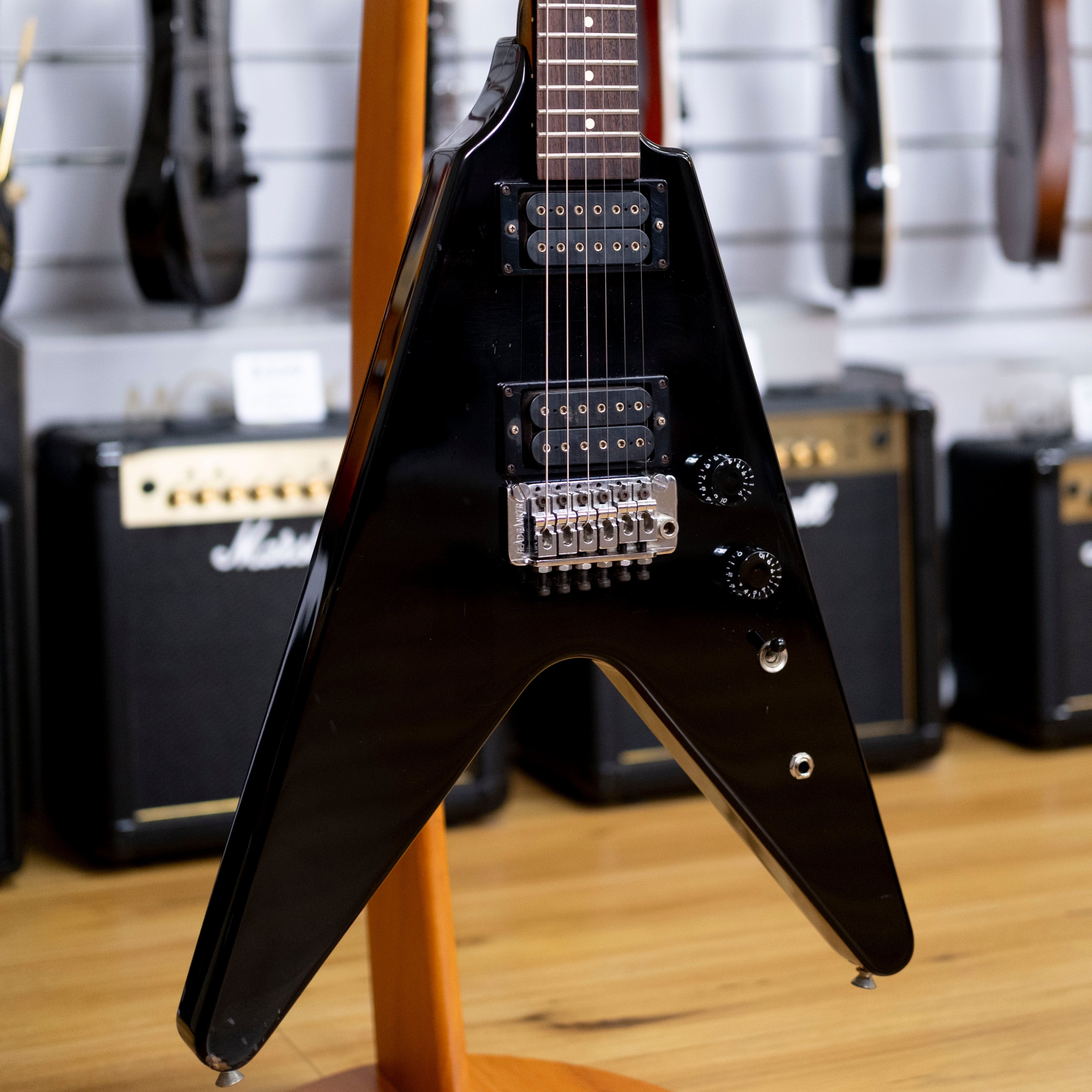 1980's Fernandes The Function BSV-60 Electric Guitar (Black)