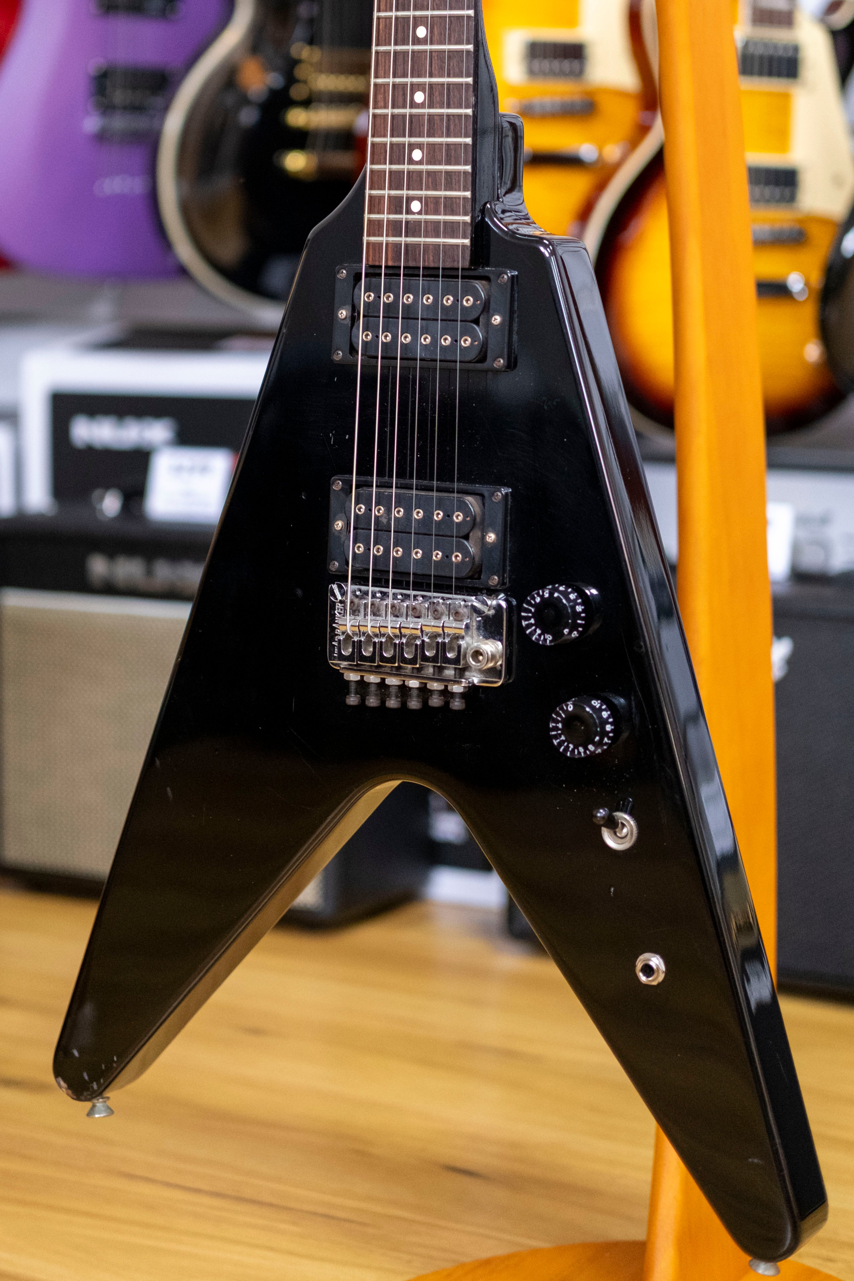 Fernandes The Function BSV-60 Electric Guitar (Black) (Pre-Owned, 1980