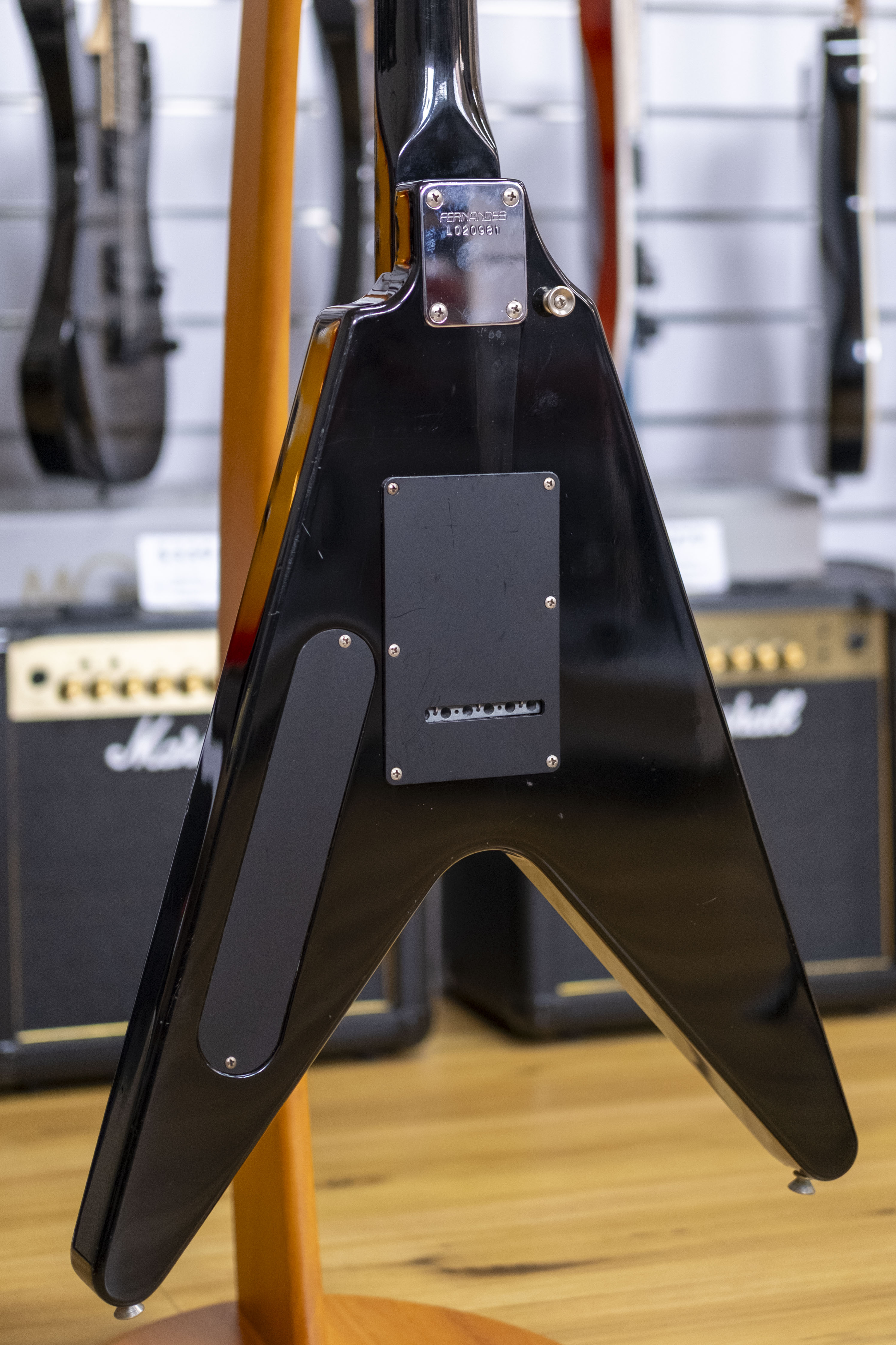 1980's Fernandes The Function BSV-60 Electric Guitar (Black)