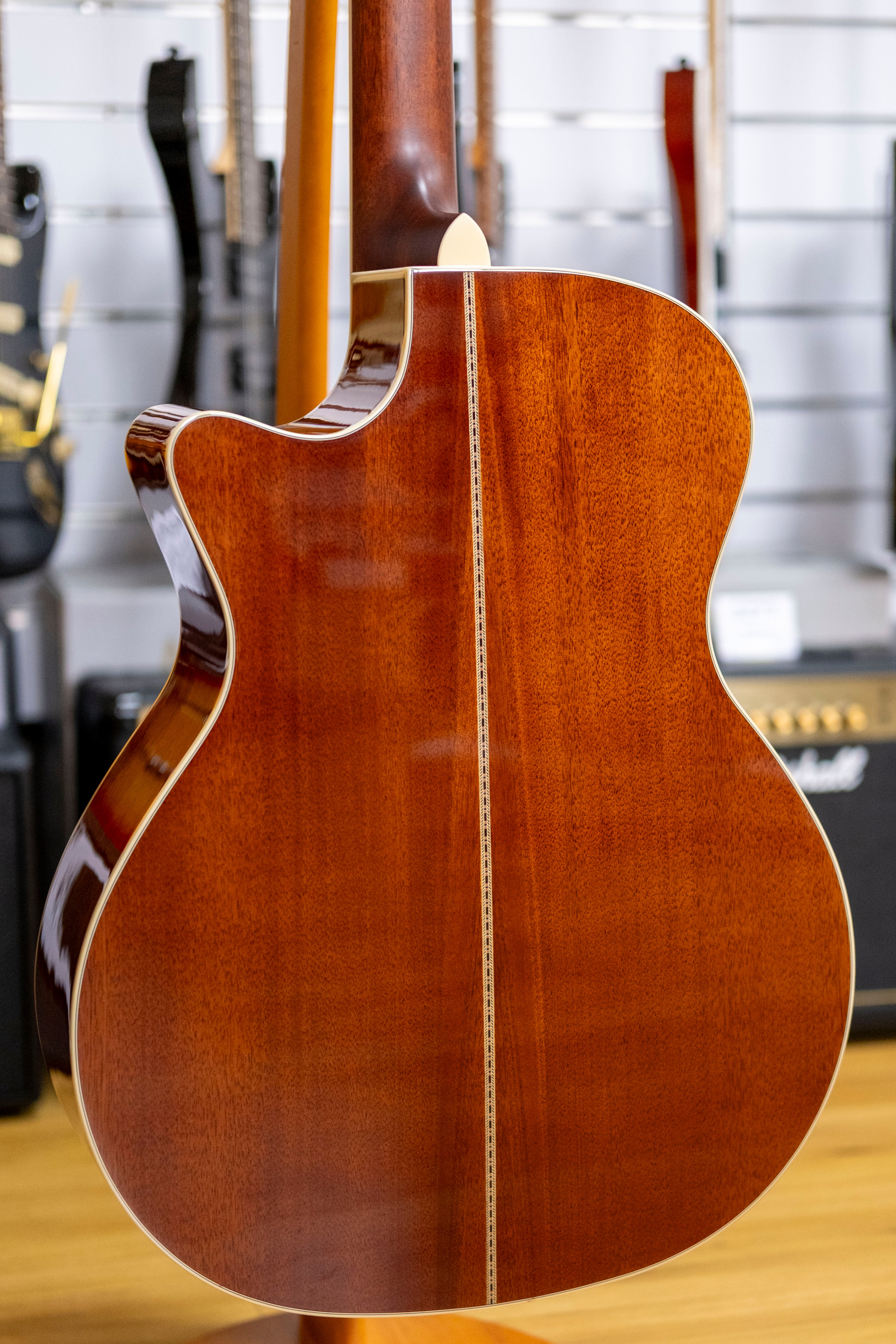 Sigma SGMC-41E-SB Limited Edition Grand OM Acoustic Electric Guitar with Bag (Sunburst)