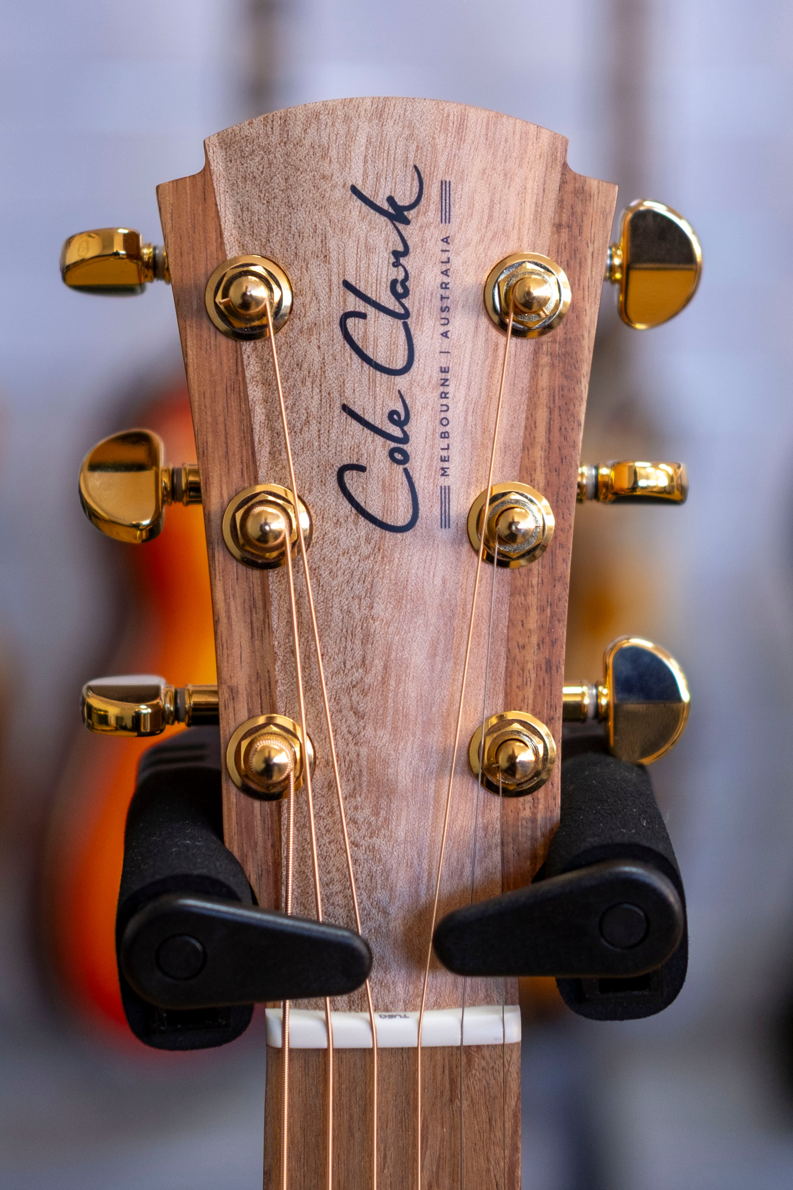 Cole Clark True Hybrid Thinline Acoustic Electric Guitar with Hardcase (Blackwood)