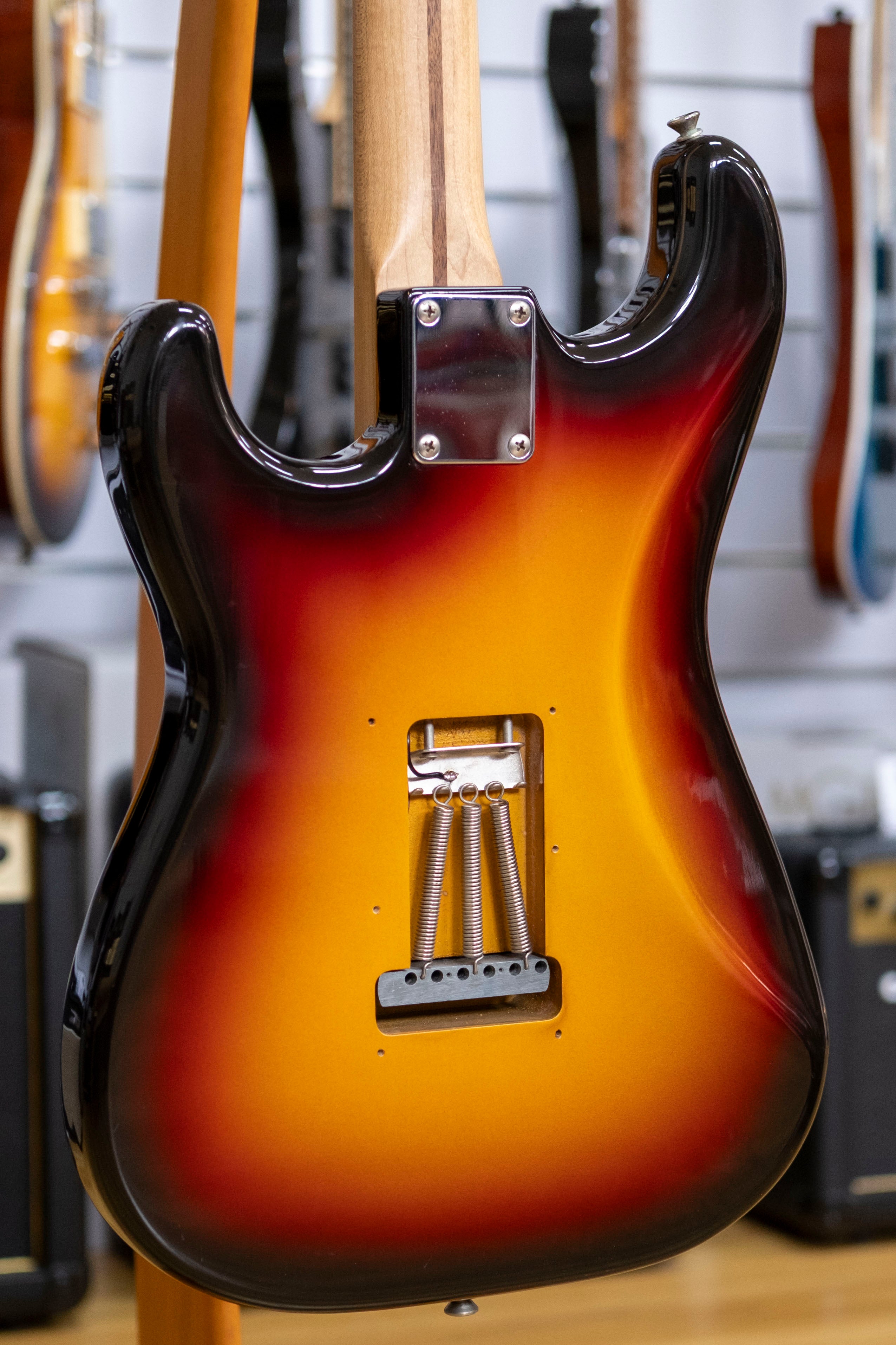 1994 Squier by Fender Silver Series MIJ Stratocaster Electric Guitar (3-Tone Sunburst)