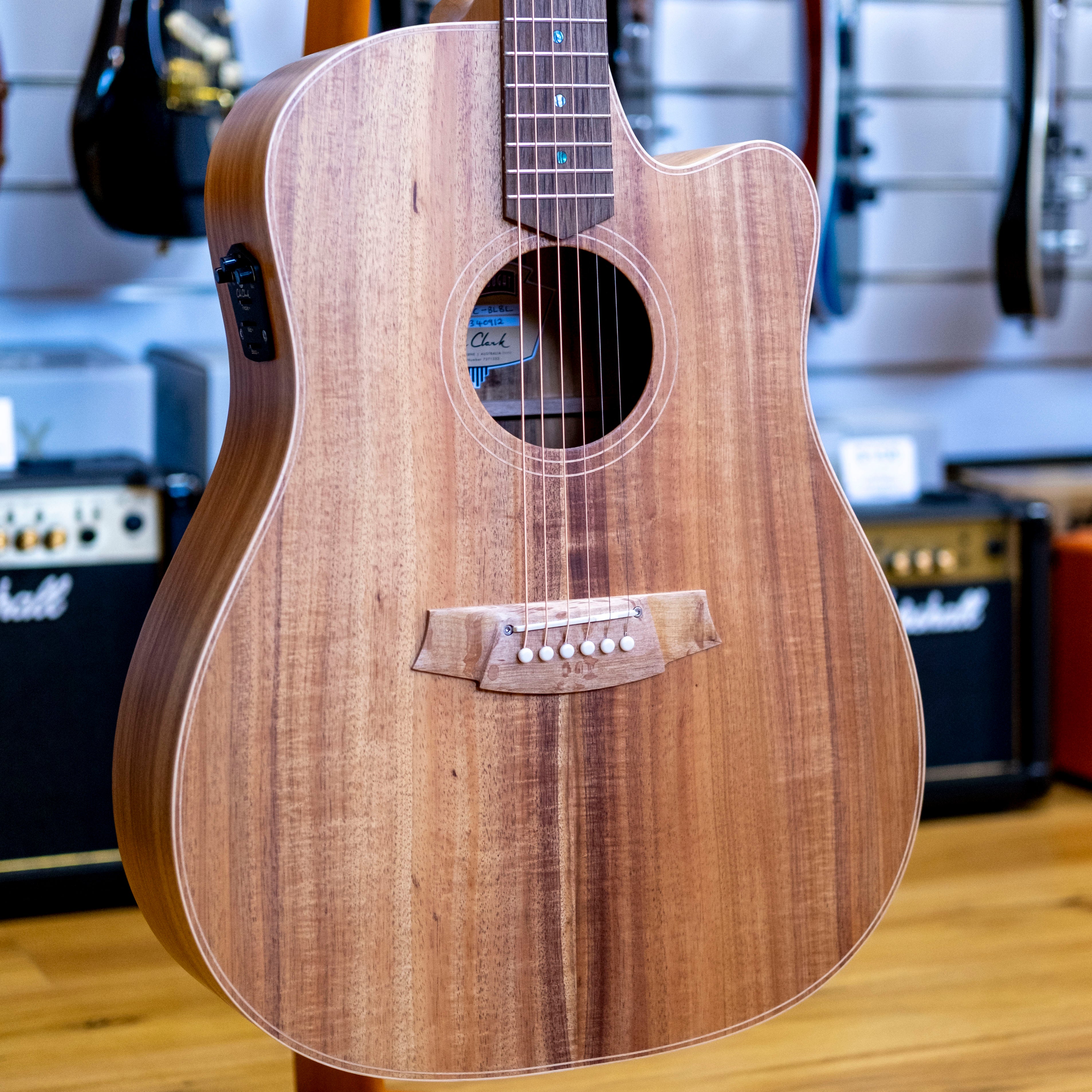 Cole Clark FL2EC Dreadnought Acoustic Electric Guitar (Blackwood)