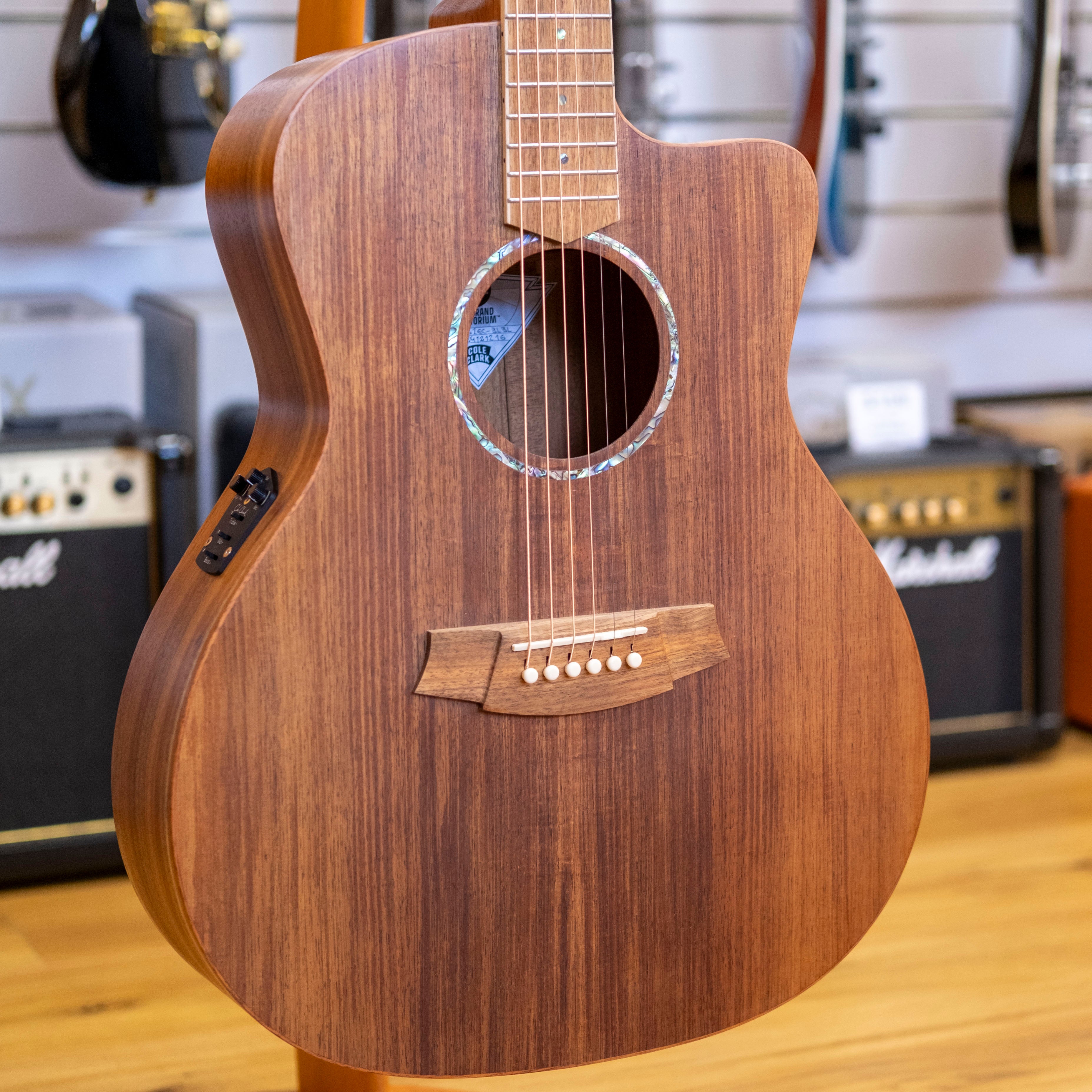 Cole Clark Studio Series Grand Auditorium Acoustic Electric Guitar (Australian Blackwood)