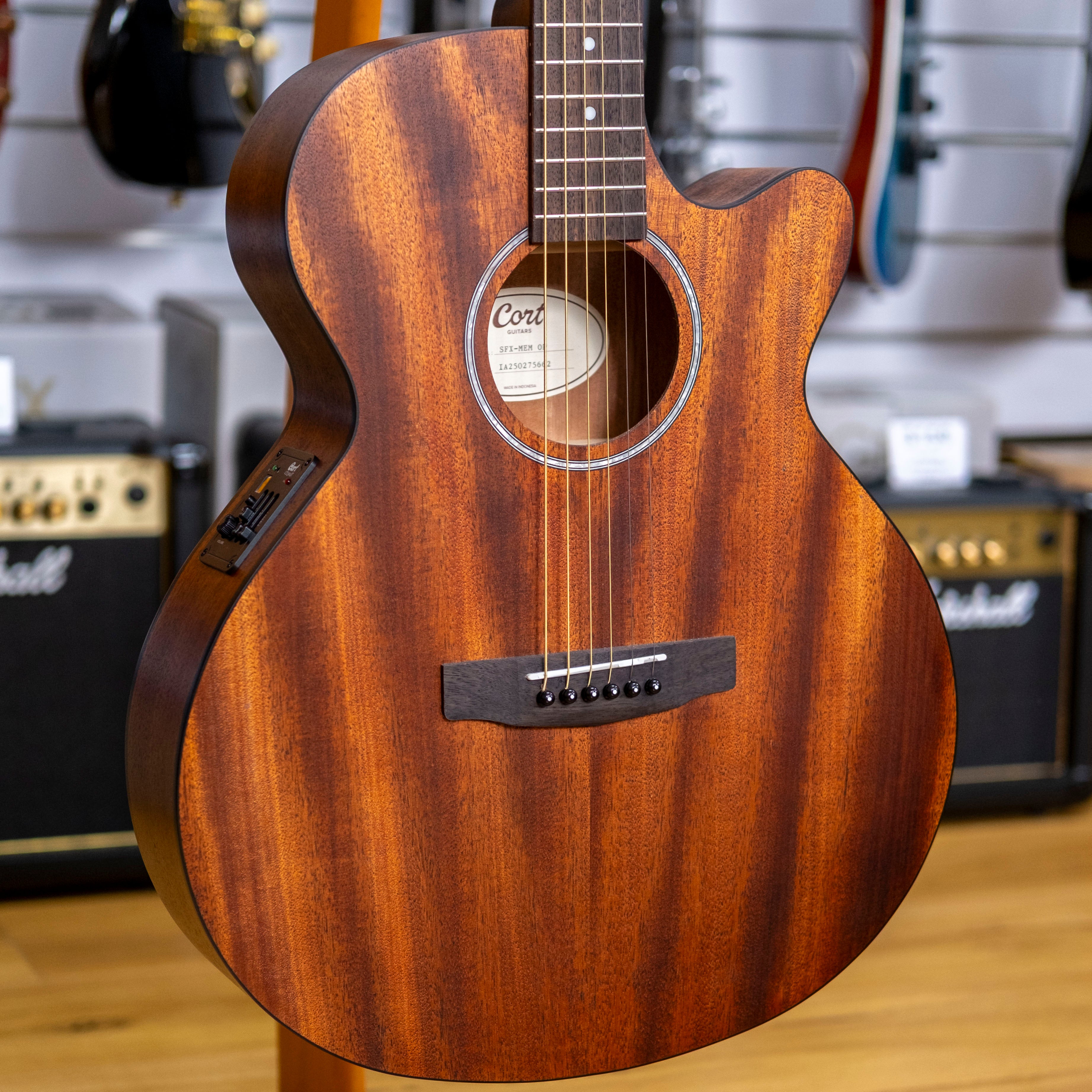 Cort SFX Series Small Body Acoustic Electric Guitar (Mahogany)