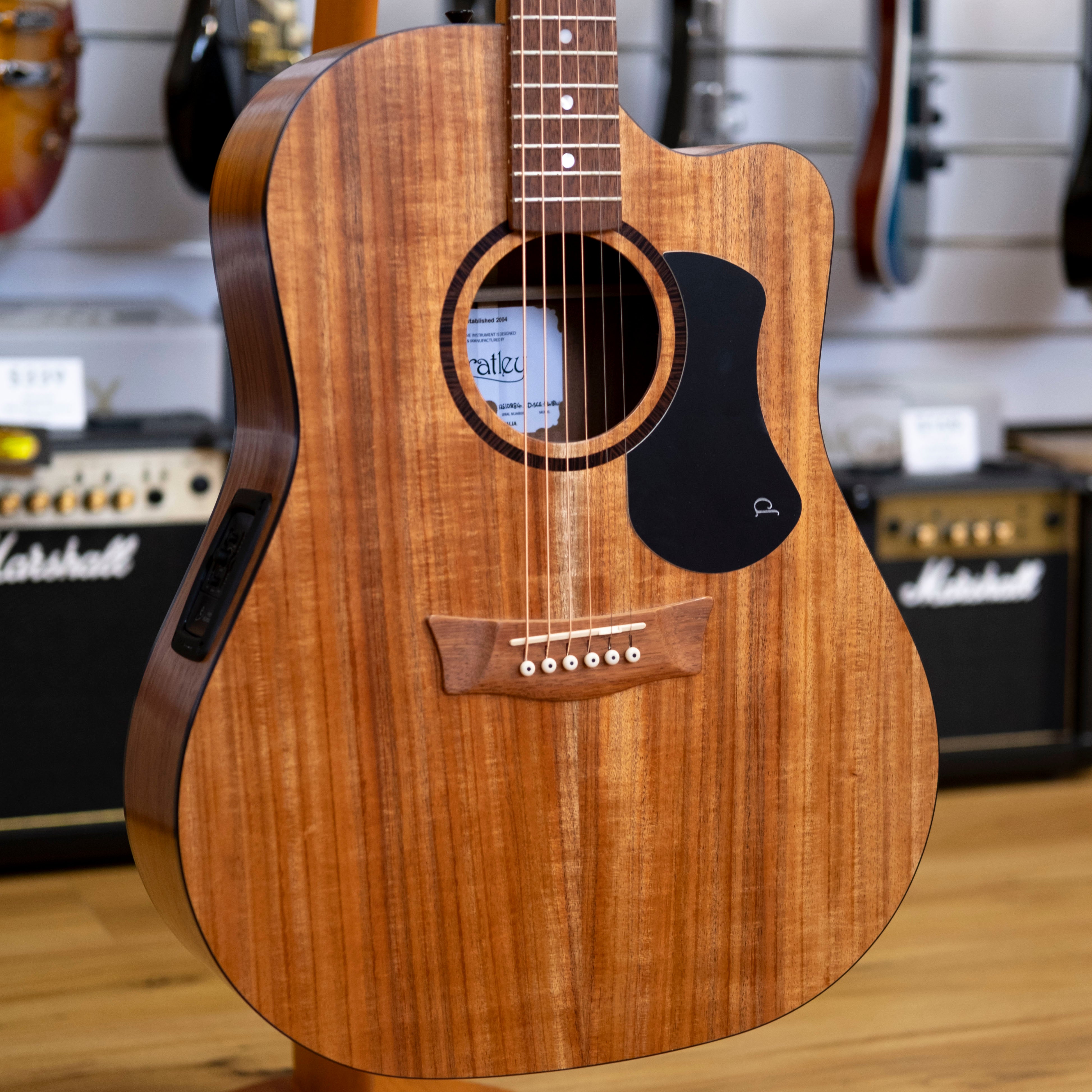 Pratley Classic Series Dreadnought Acoustic Electric Guitar (All Solid Blackwood)