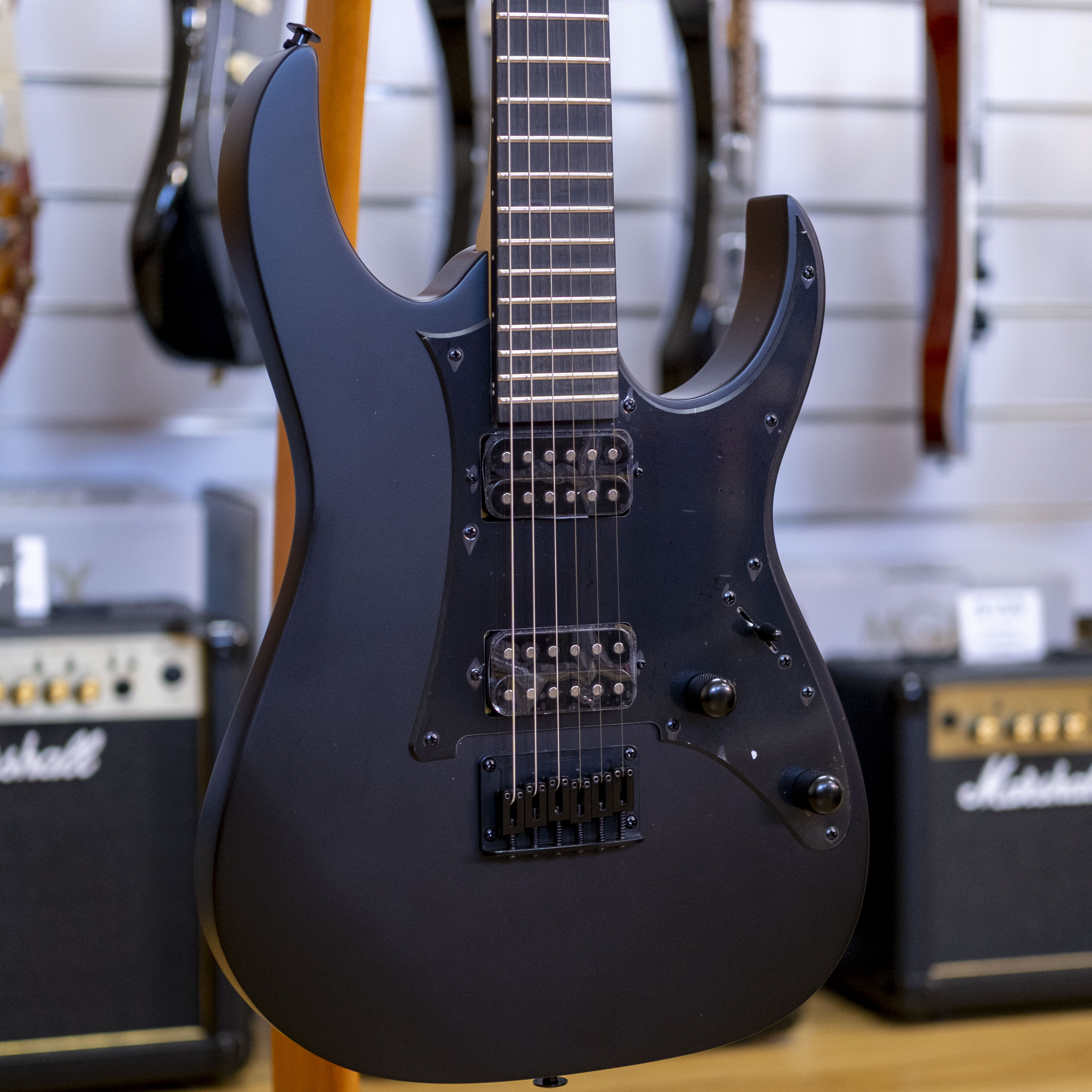 Ibanez Gio RGR131EX Electric Guitar (Black Flat)