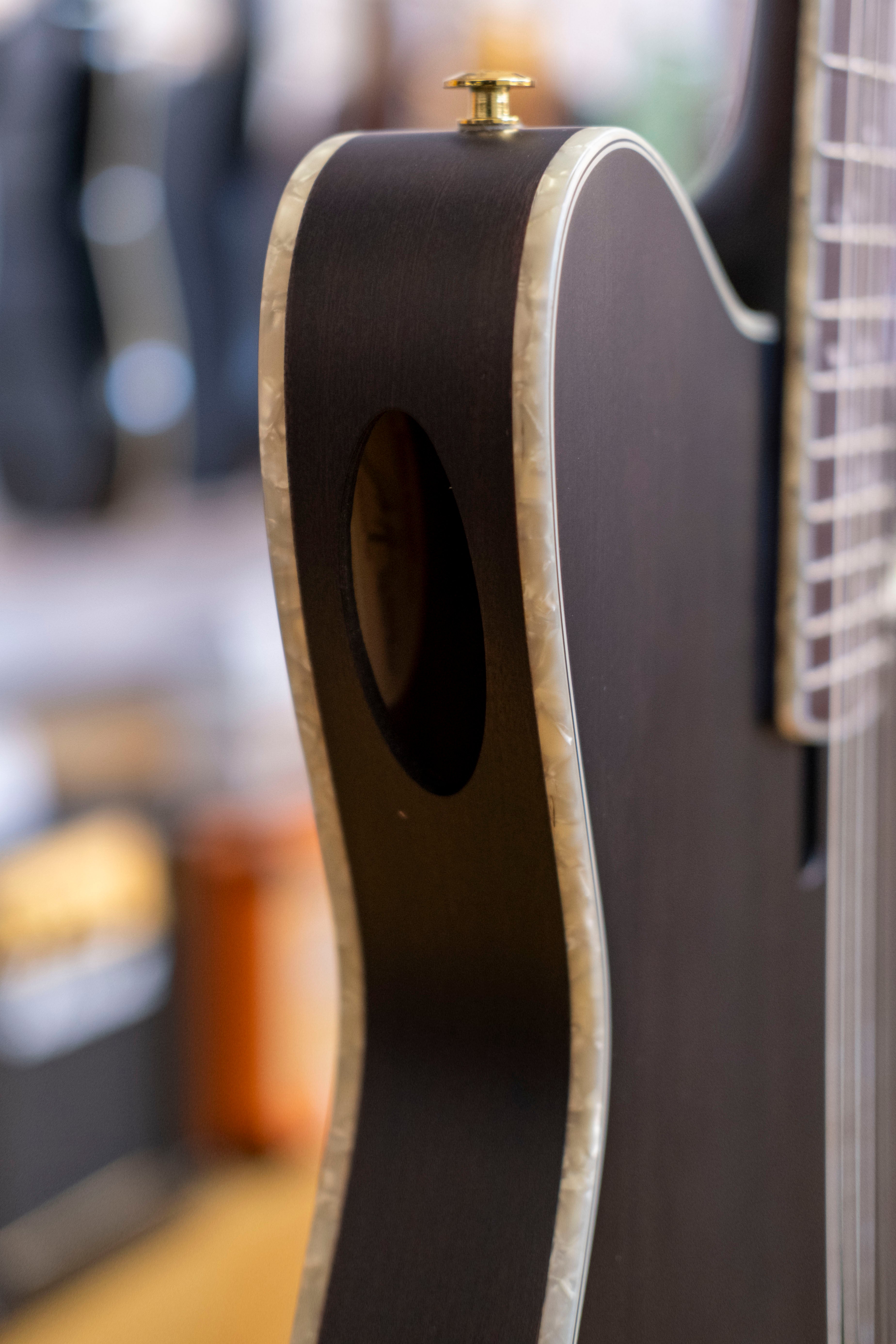 Ibanez TOD10N Tim Henson Signature Acoustic Electric Nylon String Guitar (Transparent Black Flat)
