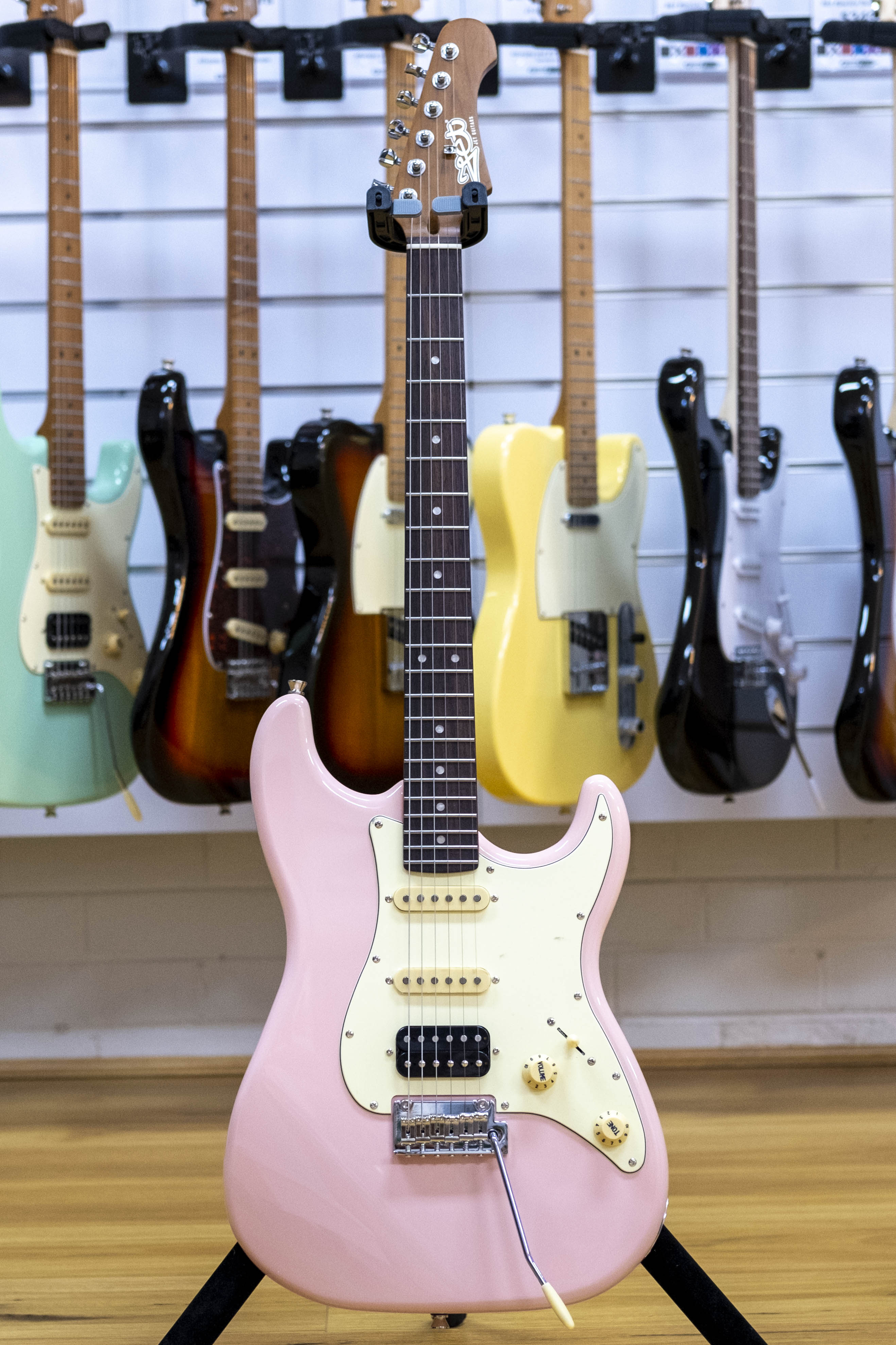 Jet Guitars JS-400 Electric Guitar (Shell Pink)