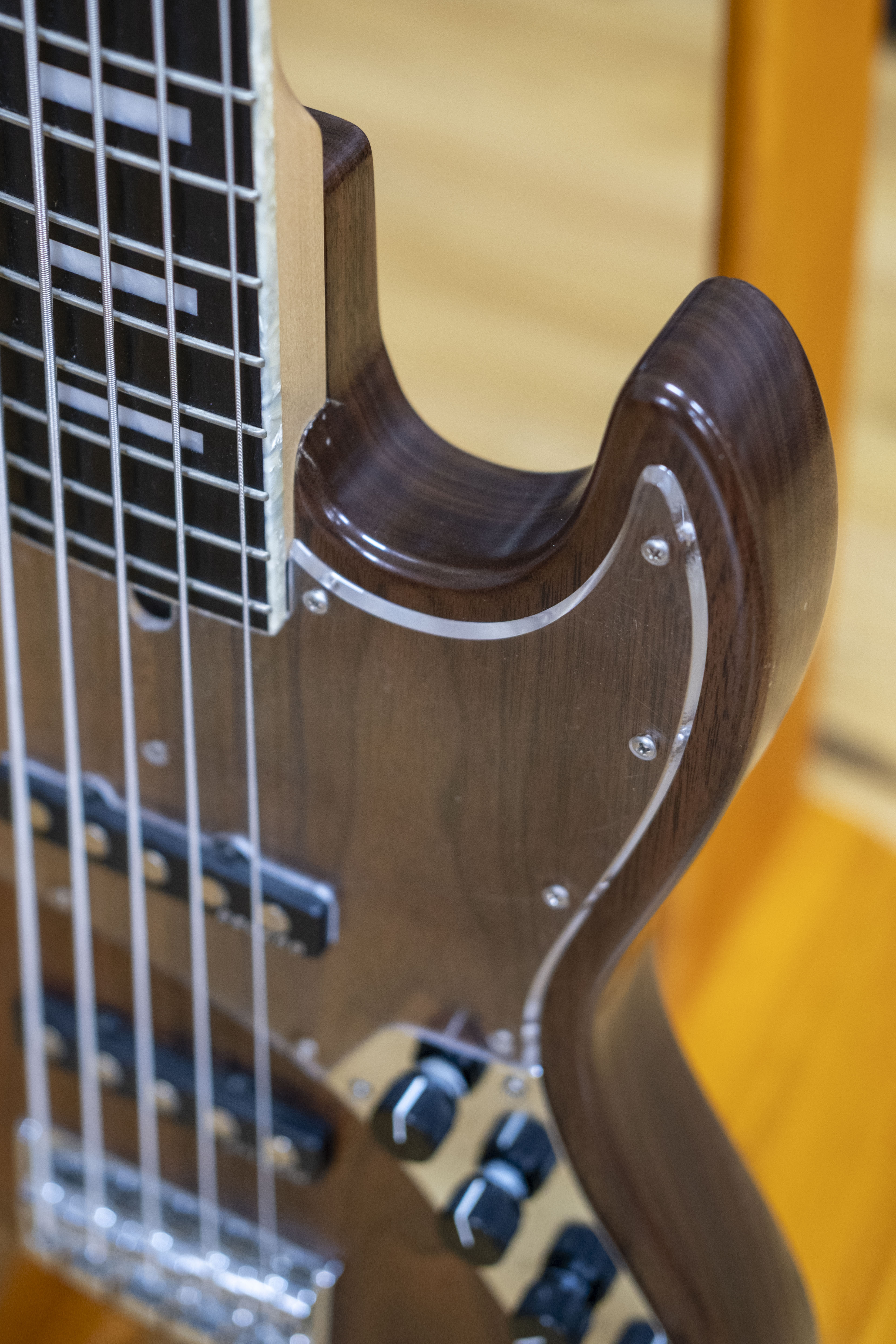 Bacchus Woodline Series 5-String Bass Guitar (Brown Oil) (Pre-Owned, 2016)