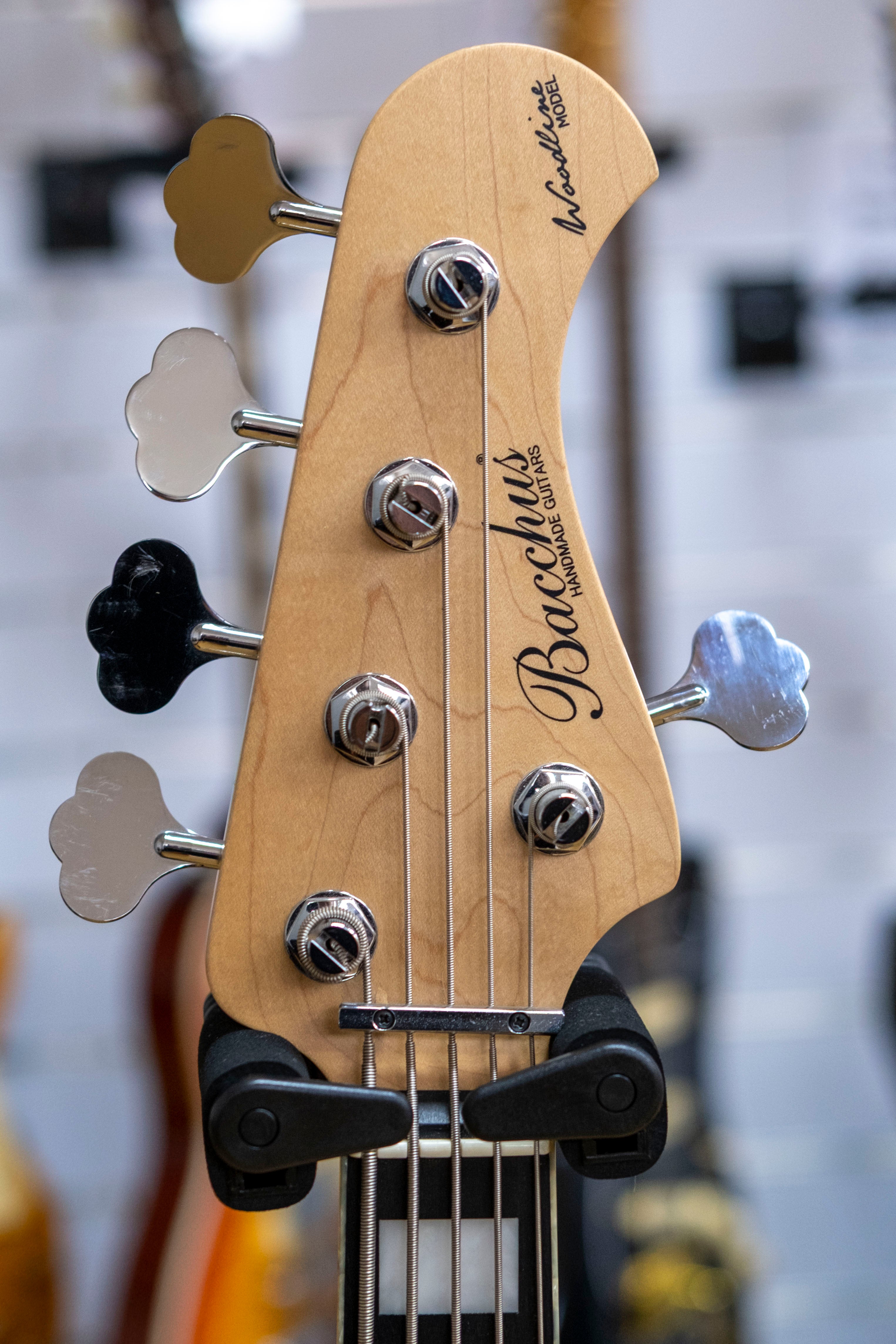 Bacchus Woodline Series 5-String Bass Guitar (Brown Oil) (Pre-Owned, 2016)