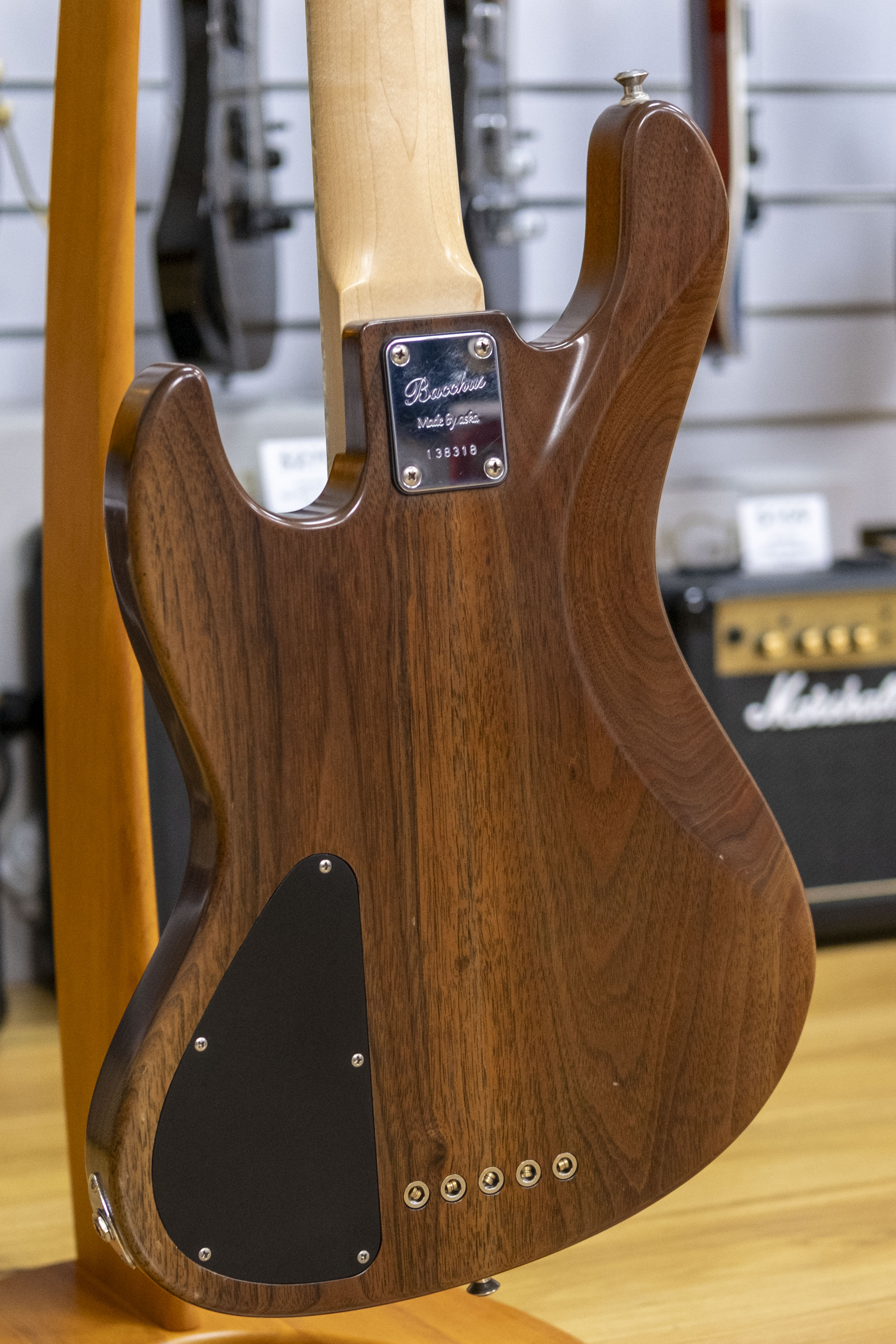 Bacchus Woodline Series 5-String Bass Guitar (Brown Oil) (Pre-Owned, 2016)
