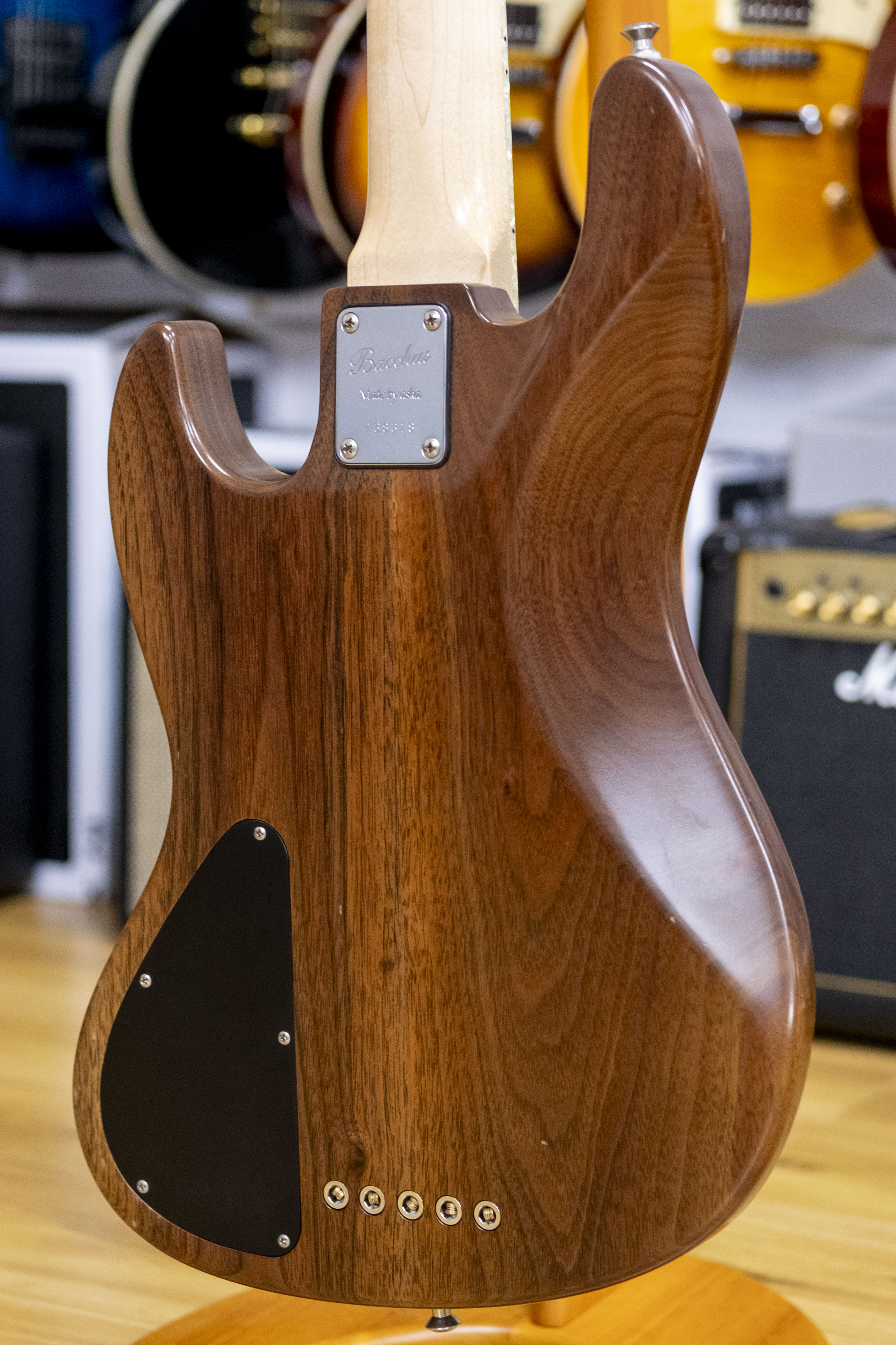 Bacchus Woodline Series 5-String Bass Guitar (Brown Oil) (Pre-Owned, 2016)