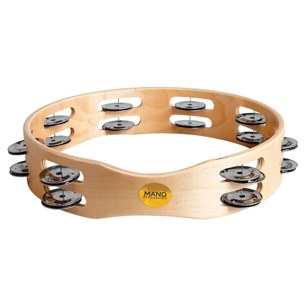 Mano Percussion 10" Double Row Headless Tambourine