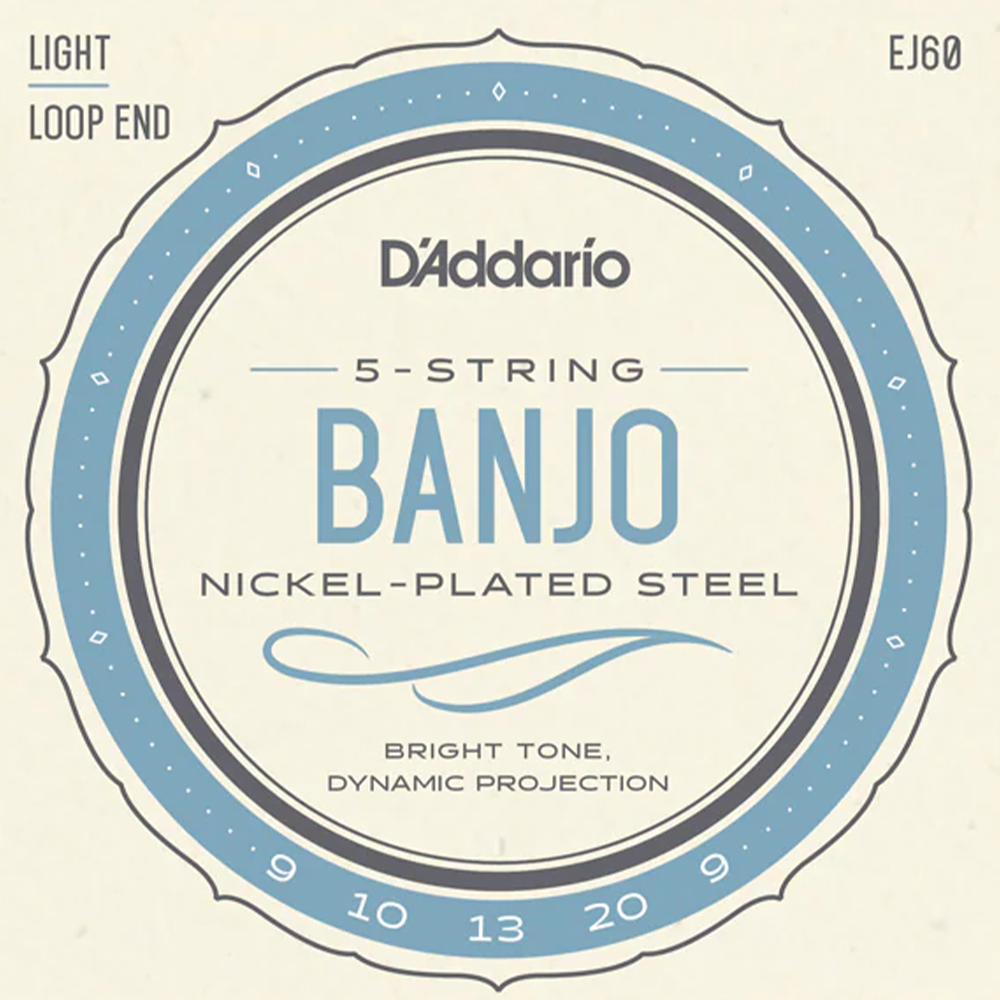 D'Addario EJ60 Light 5-String Banjo Strings (9/20)