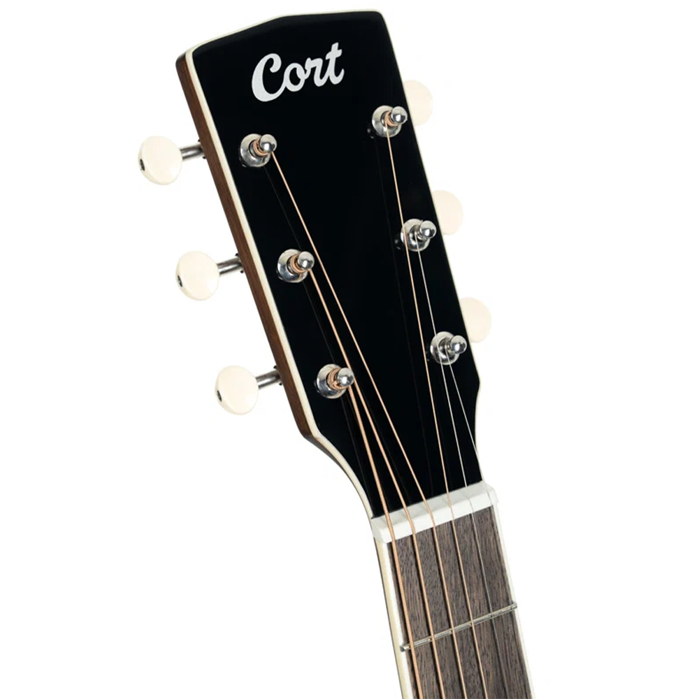 Cort Exotic Grand Auditorium Acoustic Electric Guitar (Solid Spruce/Walnut)