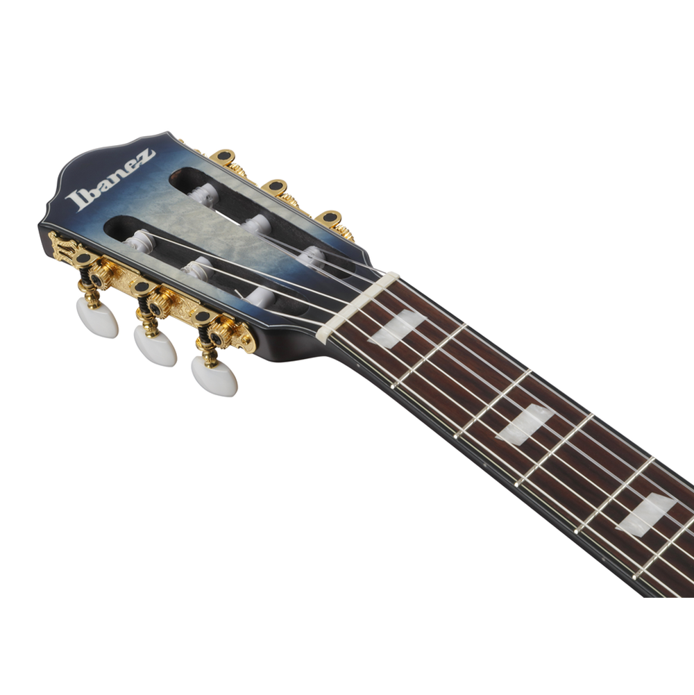 Ibanez FRH20QMN Nylon String Classical Guitar (Cosmic Blue Starburst)