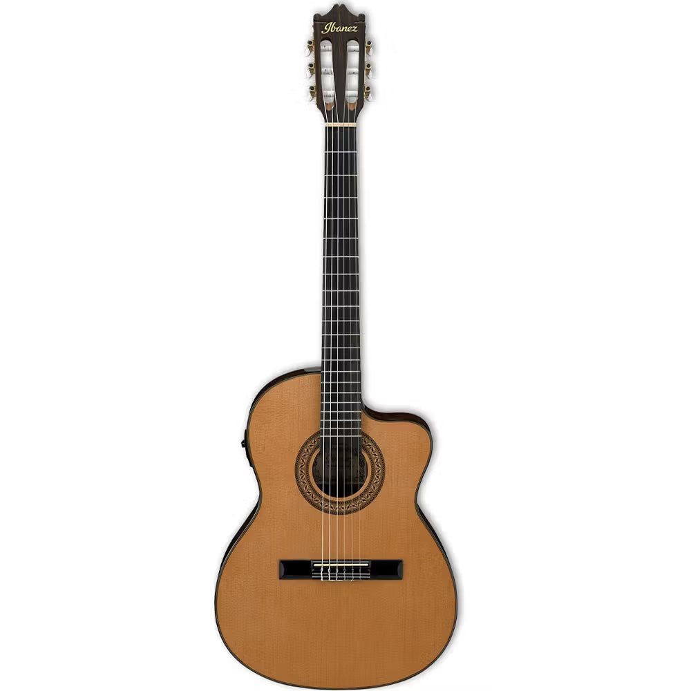 Ibanez GA5TCE Thinline Electric Classical Guitar (Amber High Gloss)