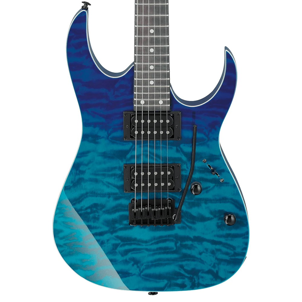 Ibanez GRG120QASP-BKD Gio Series Electric Guitar (Blue Gradation)