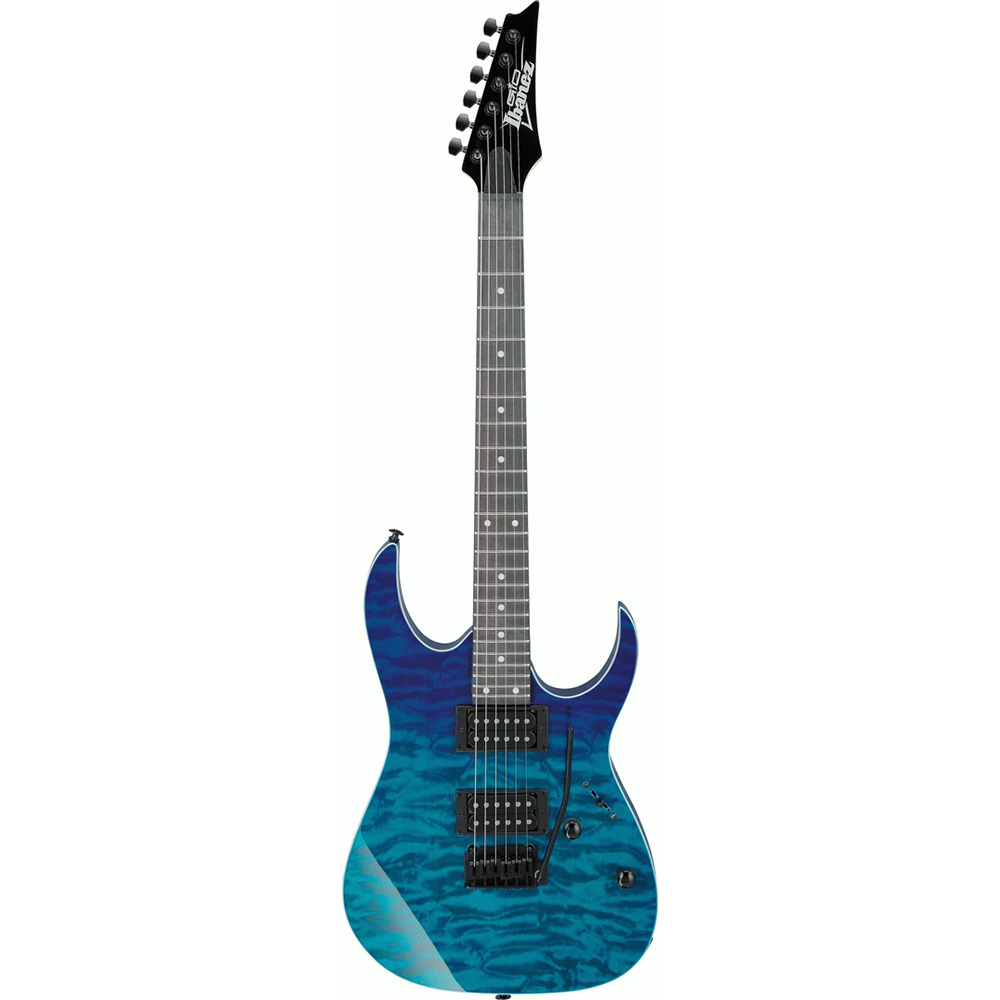 Ibanez GRG120QASP-BKD Gio Series Electric Guitar (Blue Gradation)