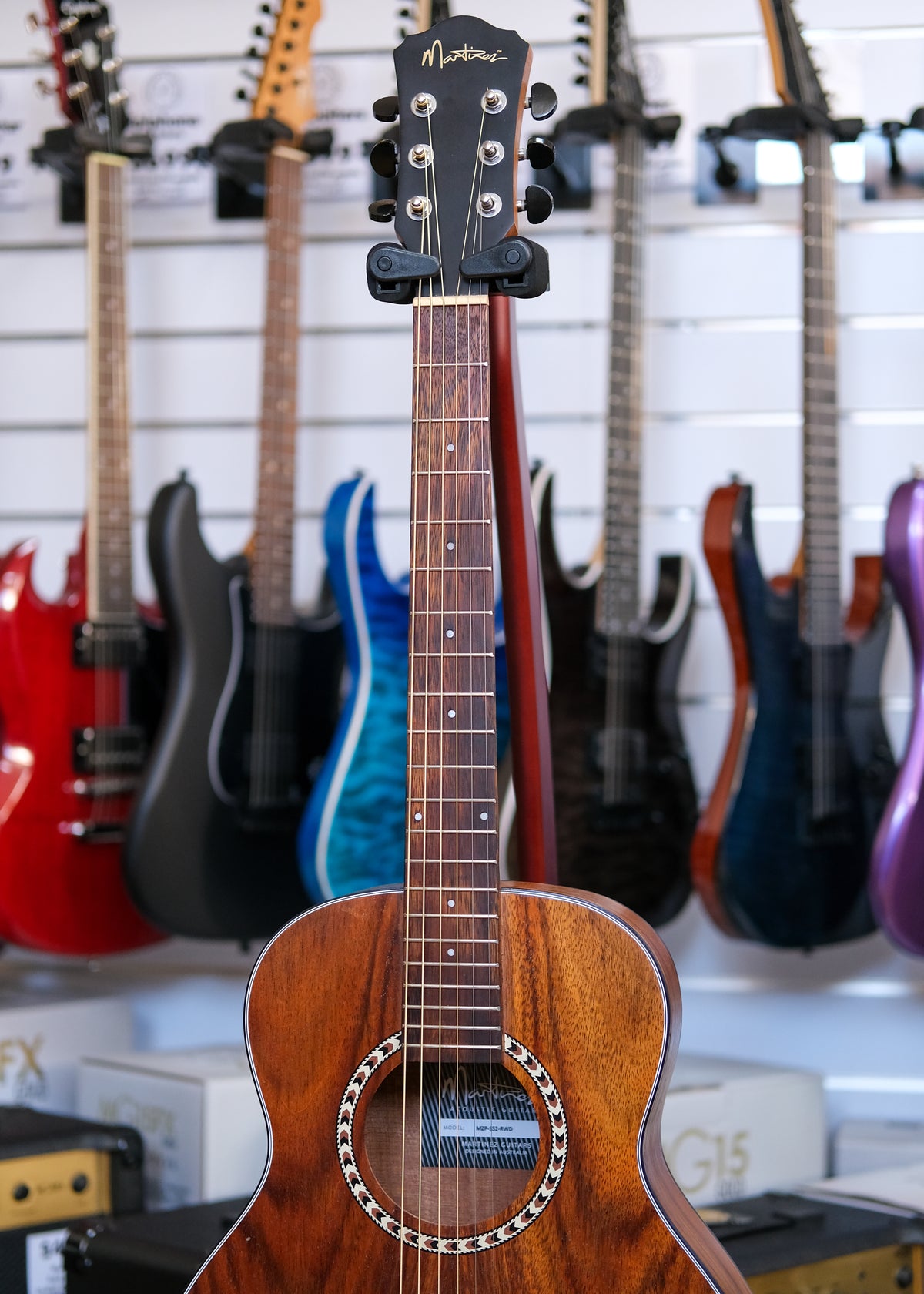 Martinez Mini Acoustic Electric Guitar (Rosewood) (Pre-Owned)