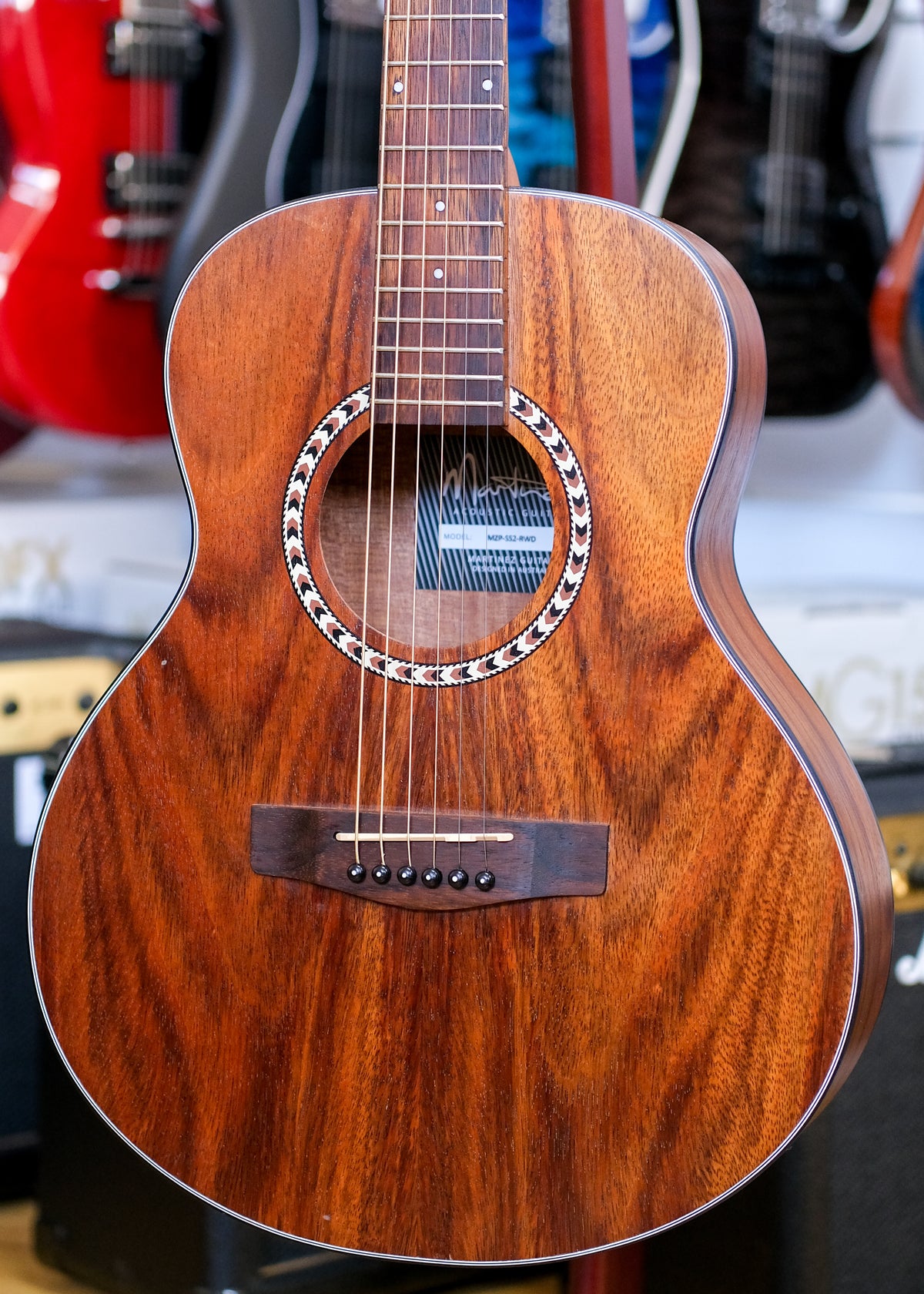 Martinez Mini Acoustic Electric Guitar (Rosewood) (Pre-Owned)