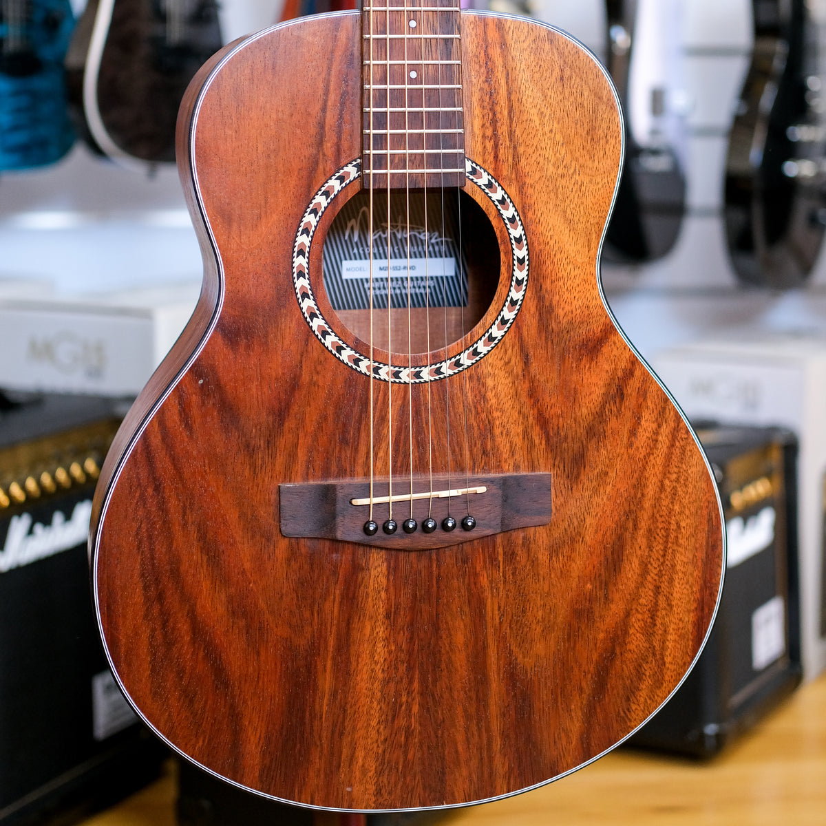 Martinez Mini Acoustic Electric Guitar (Rosewood) (Pre-Owned)