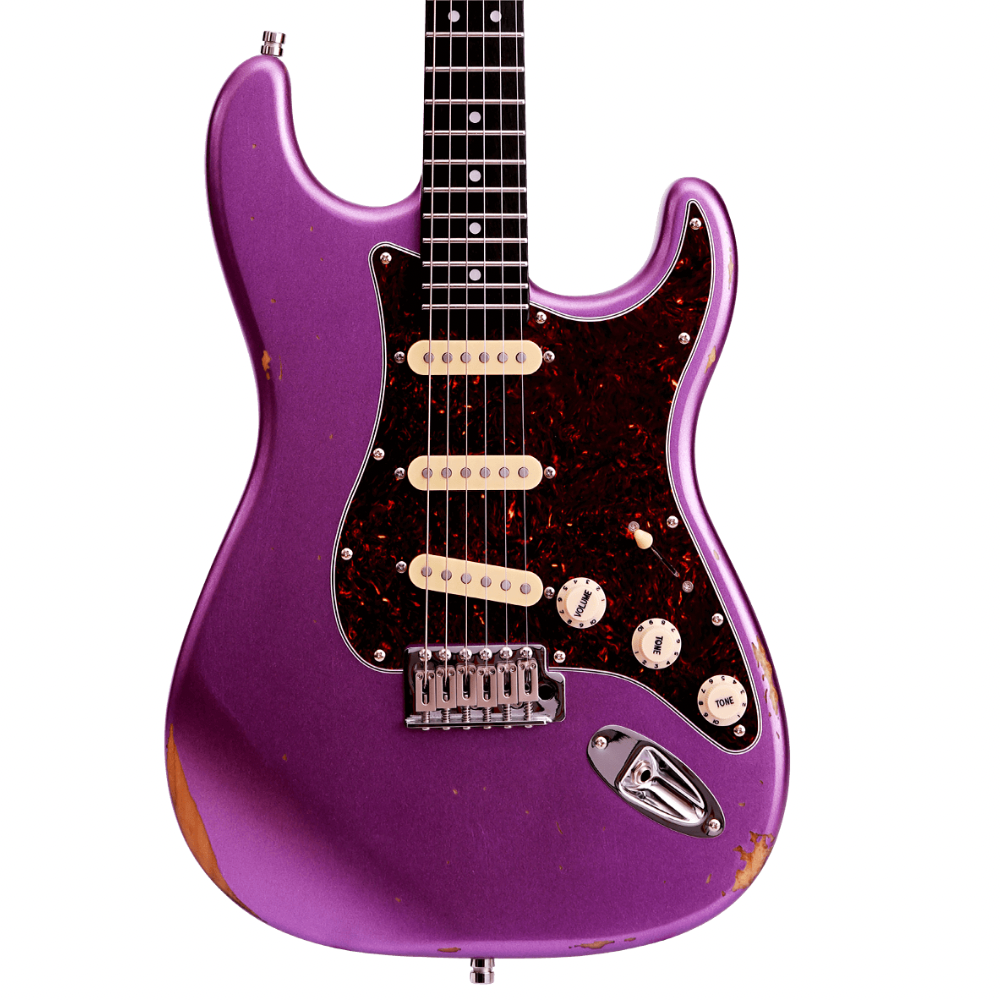 Patina PS-6 Relic Electric Guitar (Purple)