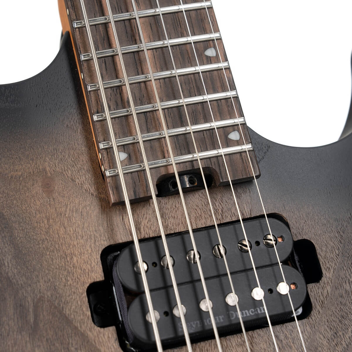 Cort KX500 Baritone Electric Guitar (Natural Black Burst)
