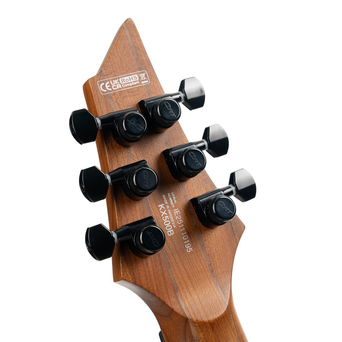 Cort KX500 Baritone Electric Guitar (Natural Black Burst)