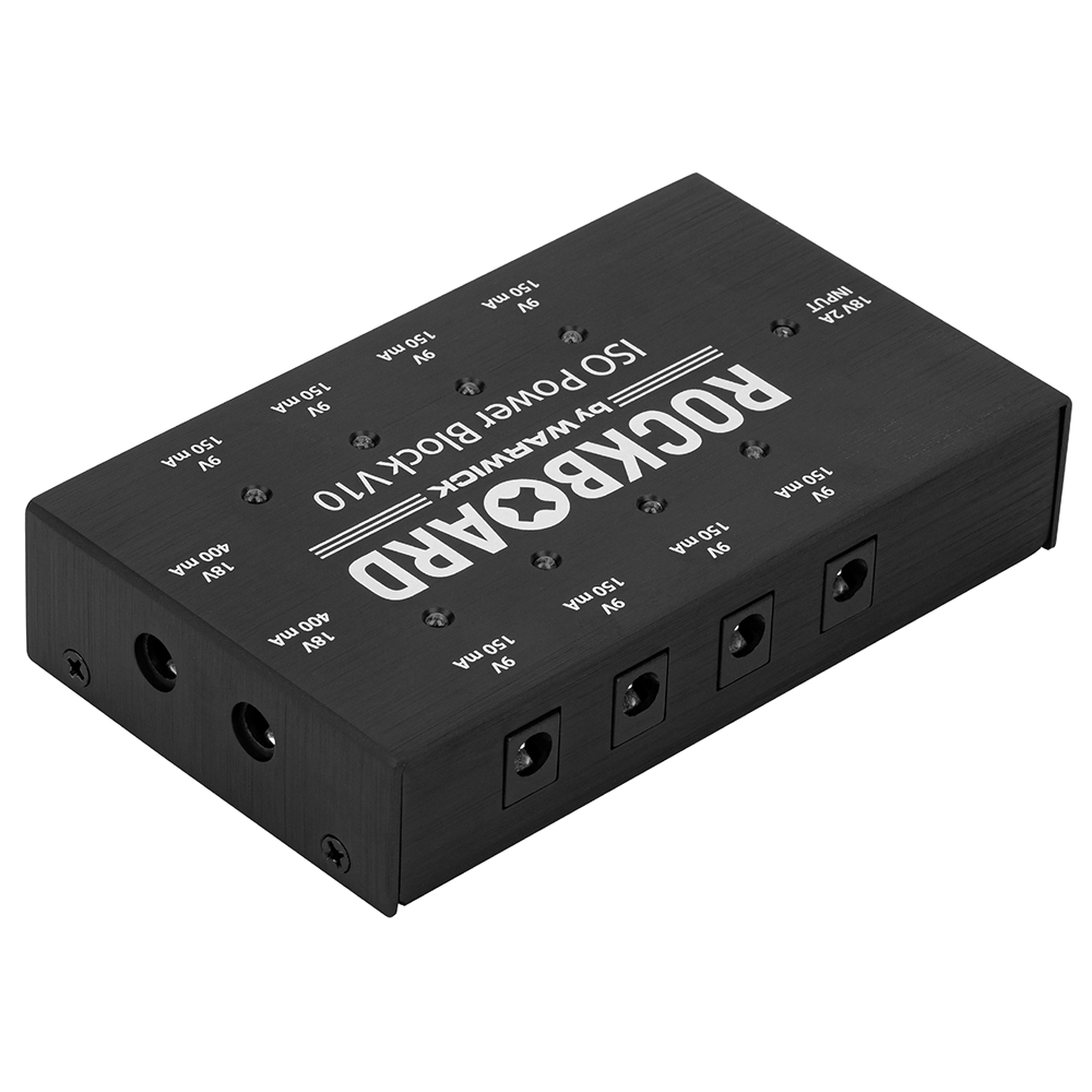 Rockboard by Warwick ISO Power Block V10 Multi Power Supply for Effect Pedals
