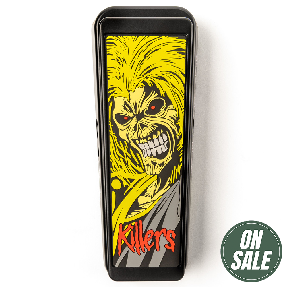Jim Dunlop x Iron Maiden Killers Cry Baby Wah Pedal