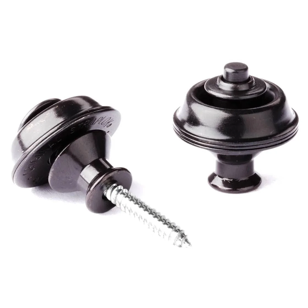 Jim Dunlop Dual Design Strap Locks (Black)