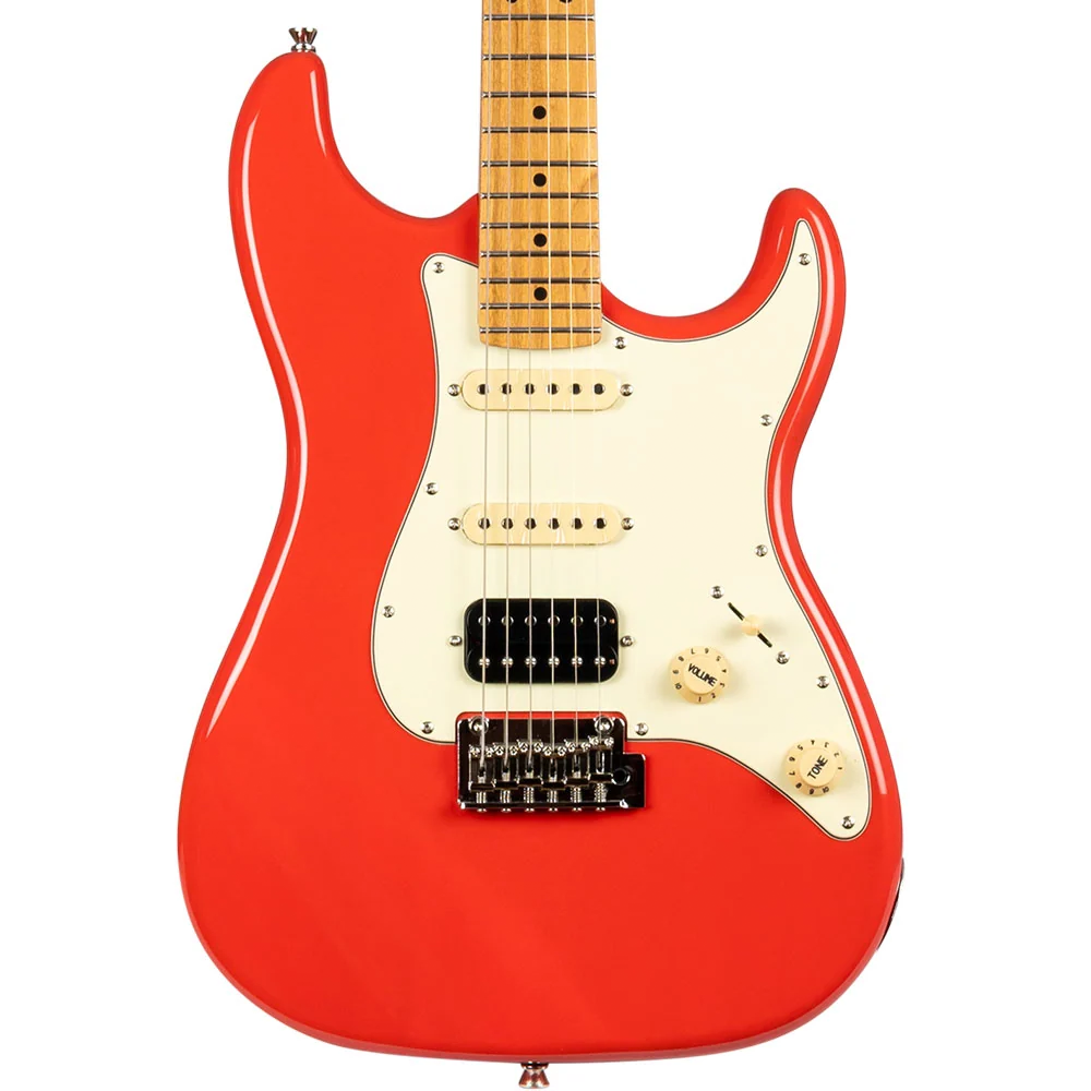 Jet JS-400 Electric Guitar (Coral Red)