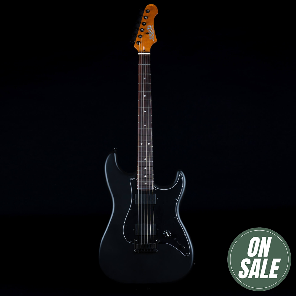 Jet JS-400 Electric Guitar (Matt Black)