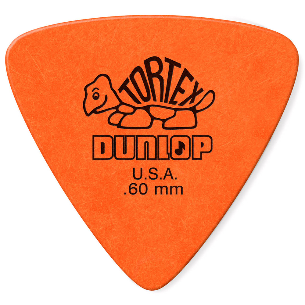Jim Dunlop .60mm Tortex Triangle Guitar Picks (6-Pack)