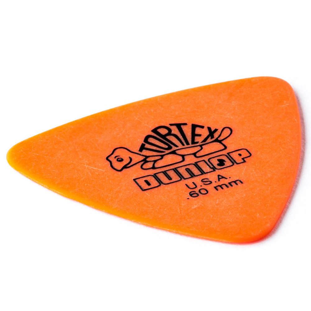 Jim Dunlop .60mm Tortex Triangle Guitar Picks (6-Pack)