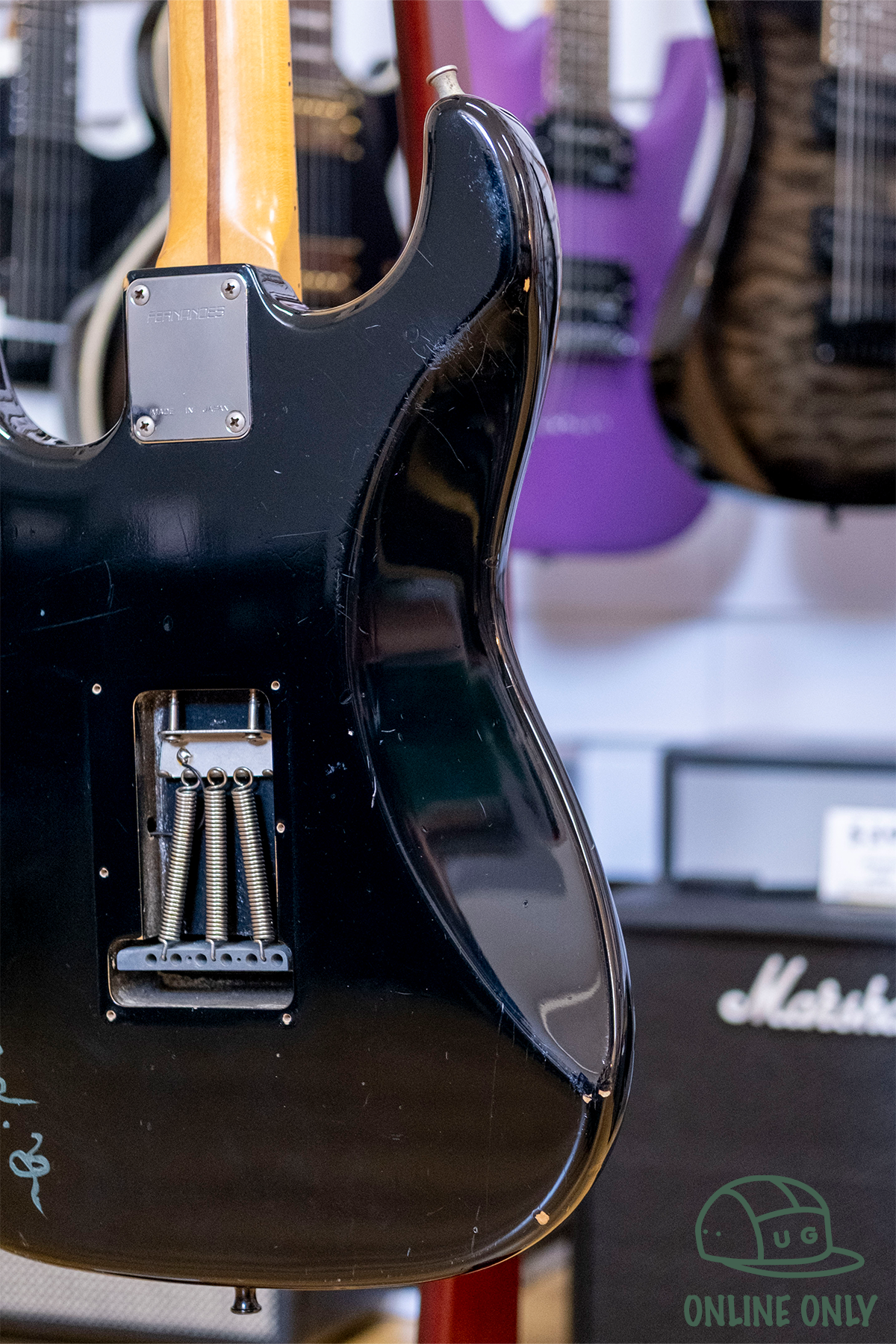 Fernandes LE-1Z Electric Guitar (Black) (Pre-Owned, MIJ)