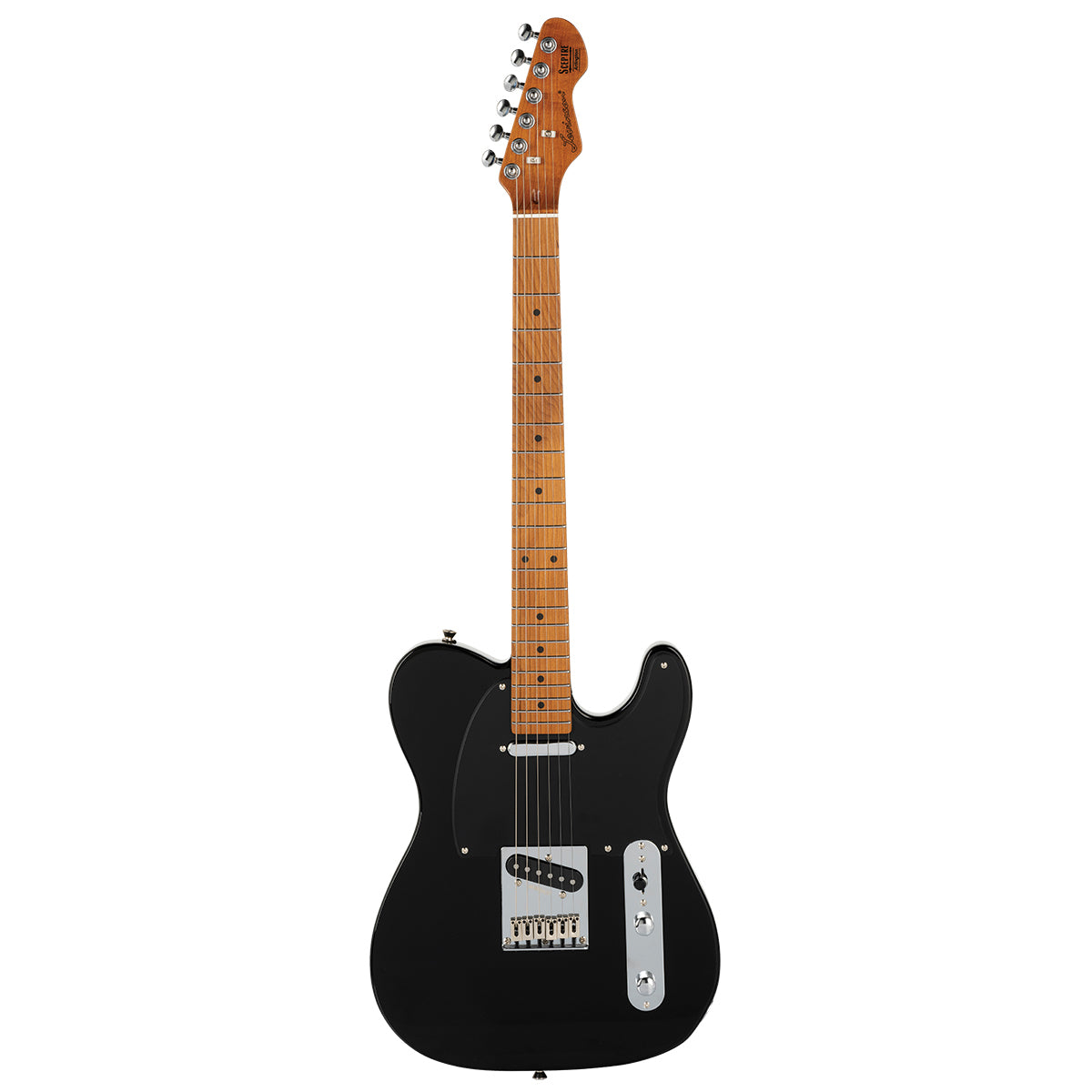 Levinson Sceptre Arlington Standard T-Style Electric Guitar (Black)