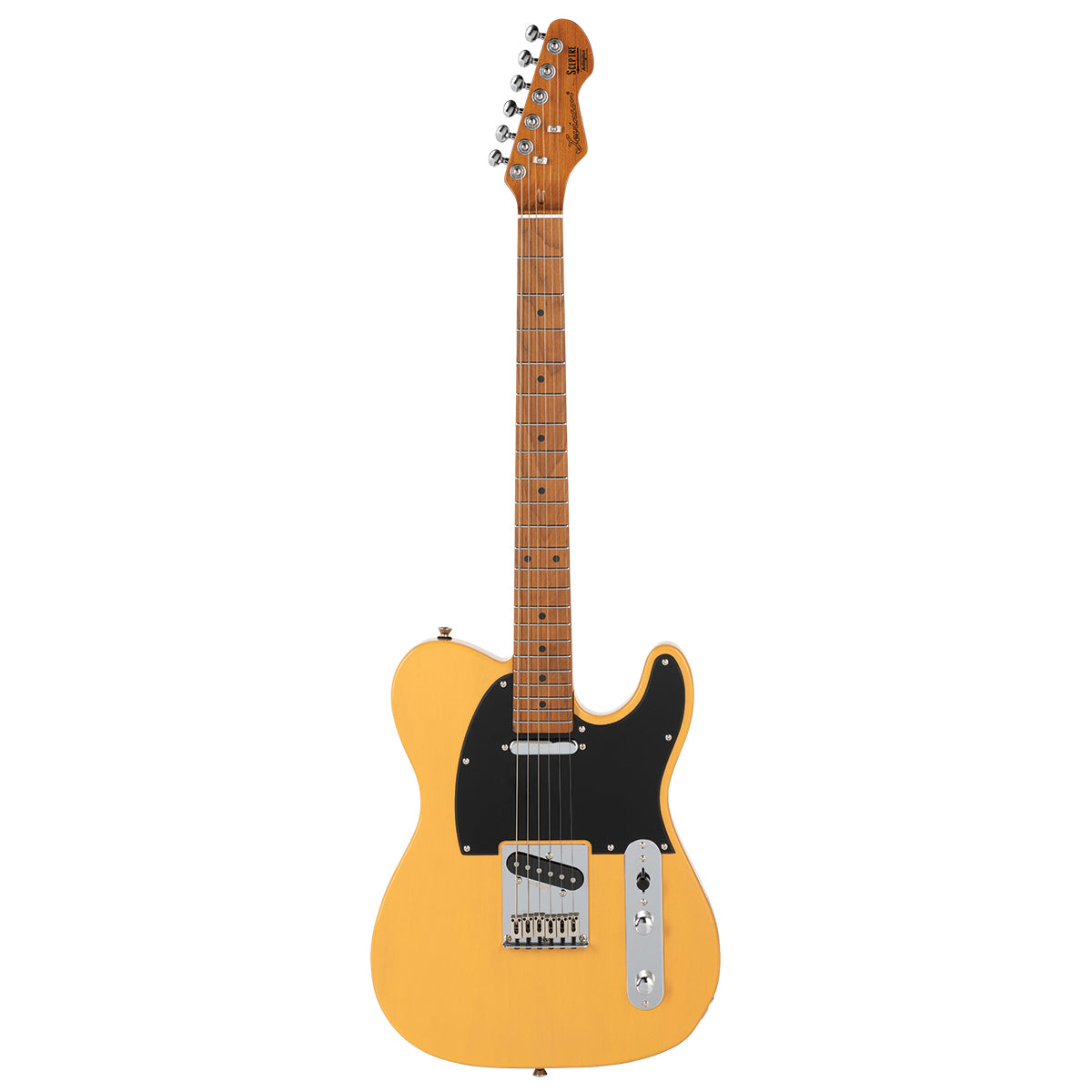 Levinson Sceptre Arlington Standard T-Style Electric Guitar (Blonde)