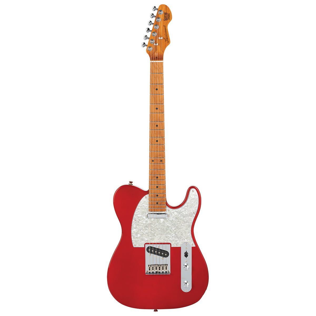Levinson Sceptre Arlington Standard T-Style Electric Guitar (Candy Apple Red)