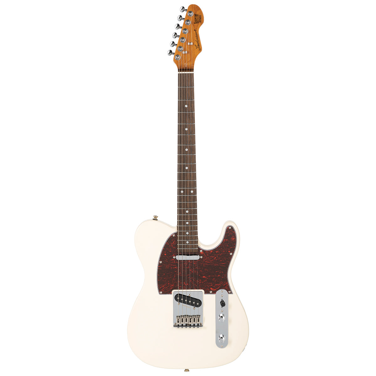 Levinson Sceptre Arlington Standard T-Style Electric Guitar (Olympic White)