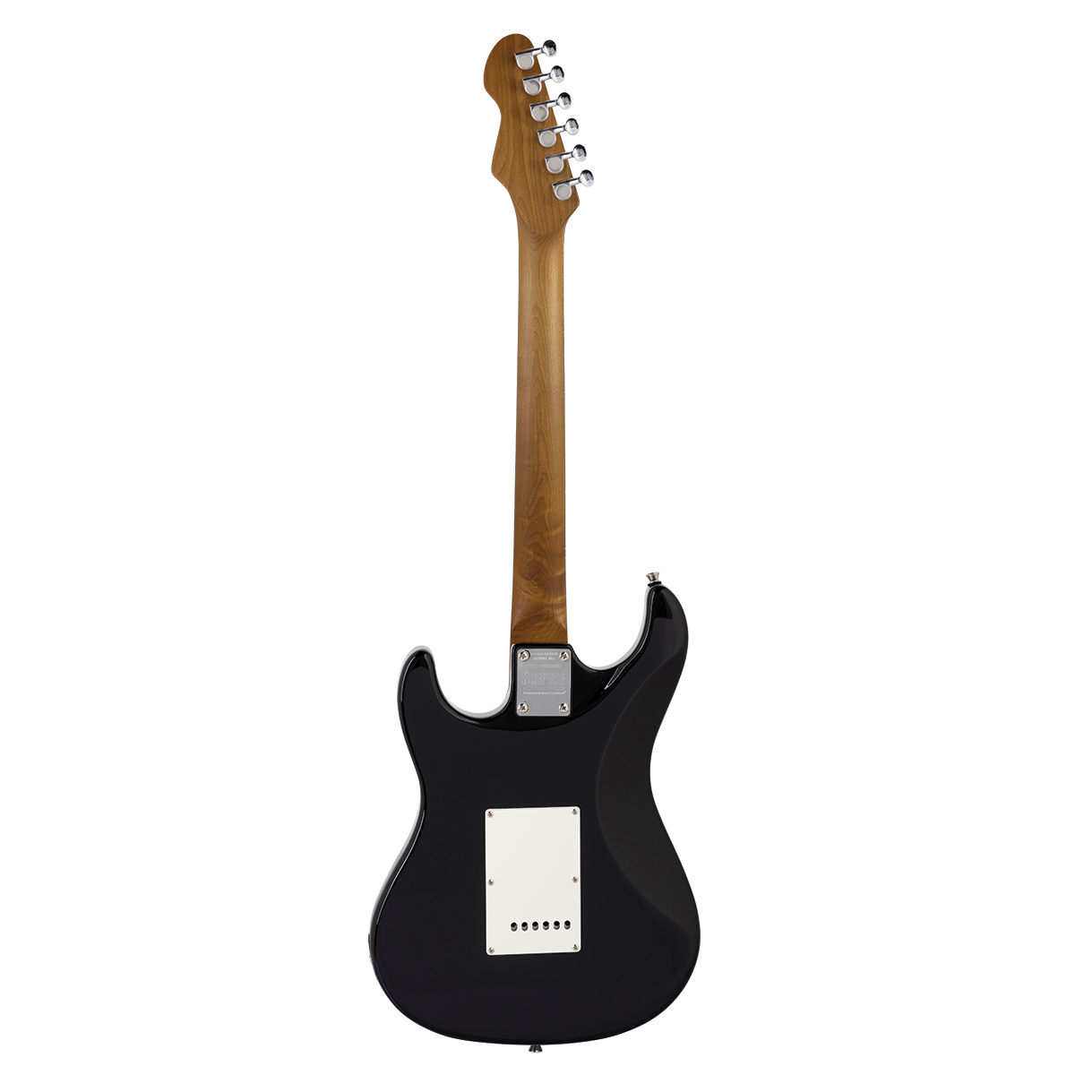 Levinson Sceptre Ventana Standard S-Style Electric Guitar (Black)