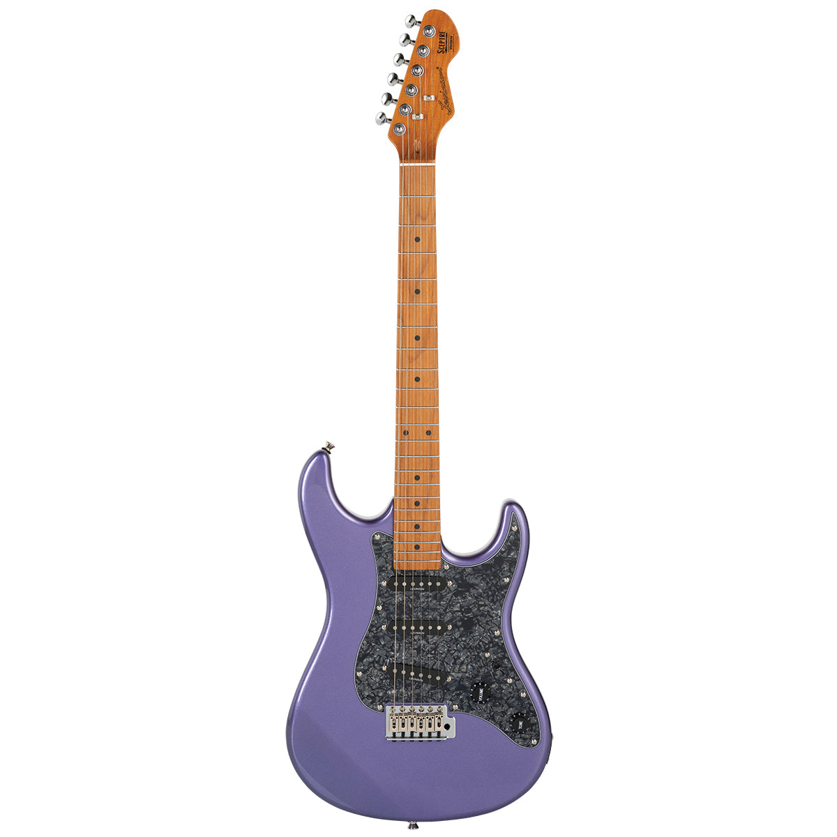 Levinson Sceptre Ventana Standard S-Style Electric Guitar (Metallic Purple)