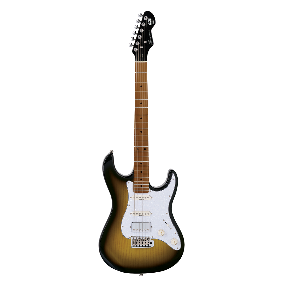 Levinson Sceptre Ventana Deluxe S-Style Electric Guitar (2-Tone Sunburst)