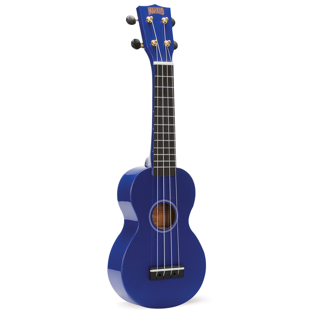 Mahalo Rainbow Series Soprano Ukulele with Bag (Blue)